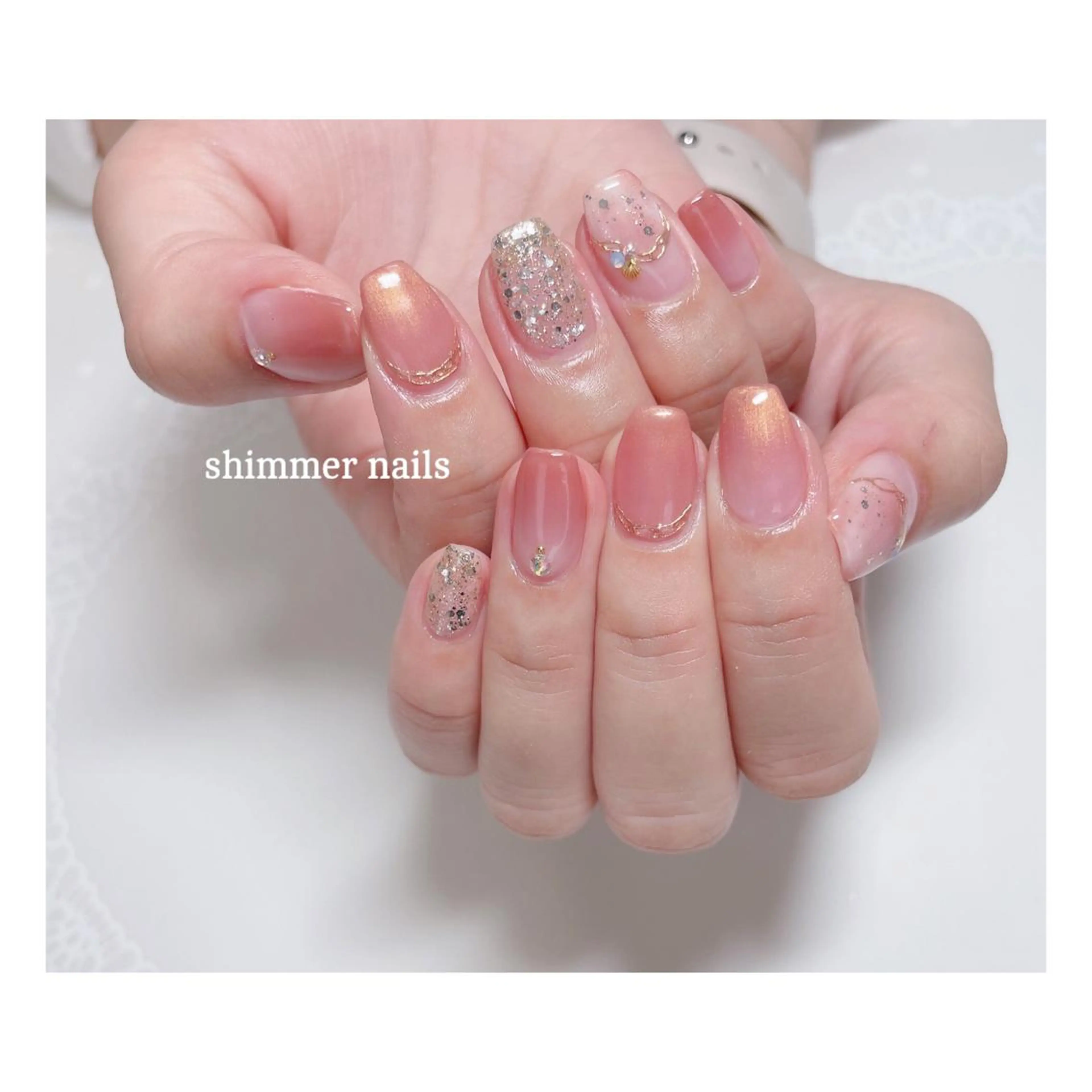 ネイル アートネイル shimmer nailsのネイルデザイン
