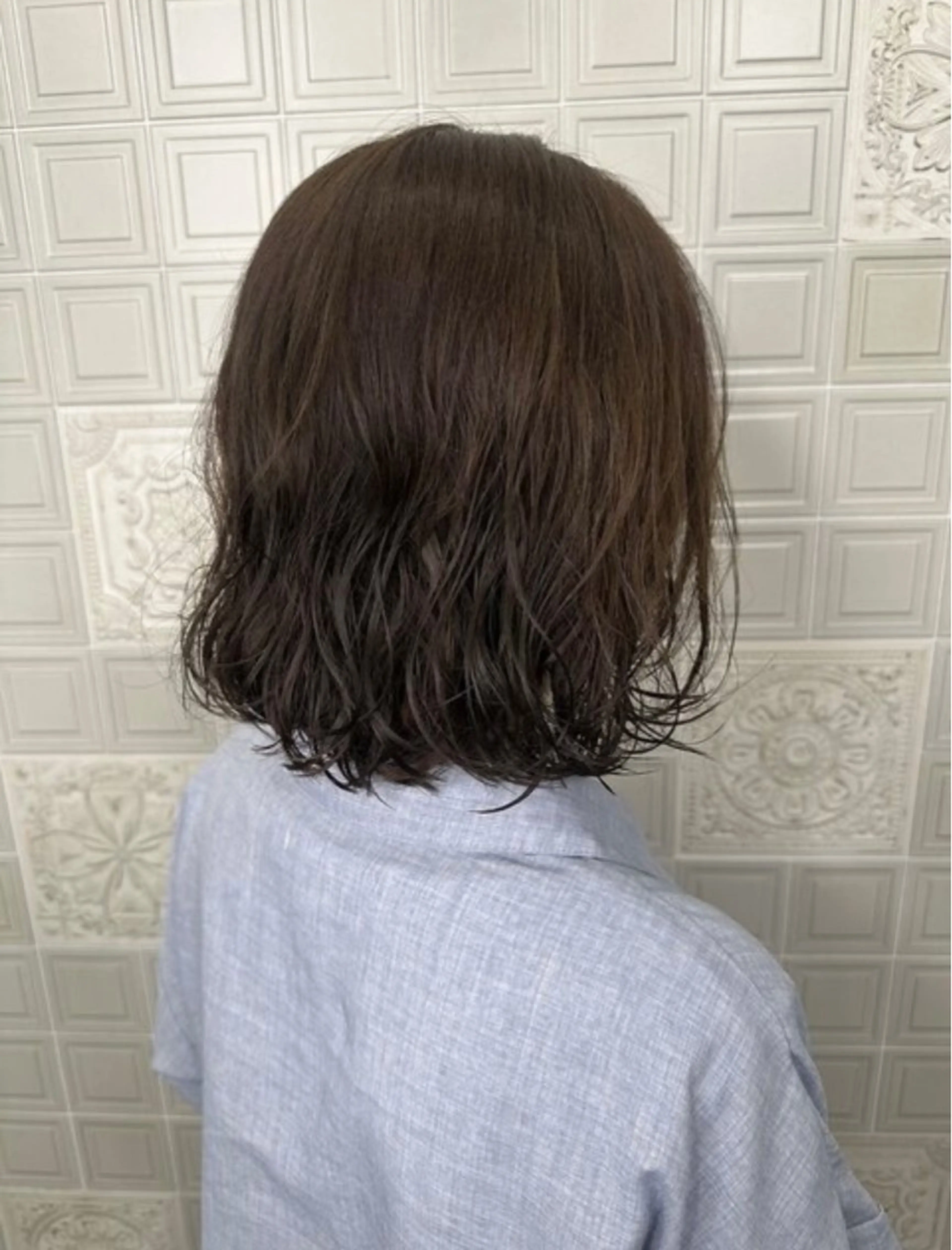 ミディアム パーマ ‎髪質改善/美髪矯正 mitsuki‎のヘアスタイル