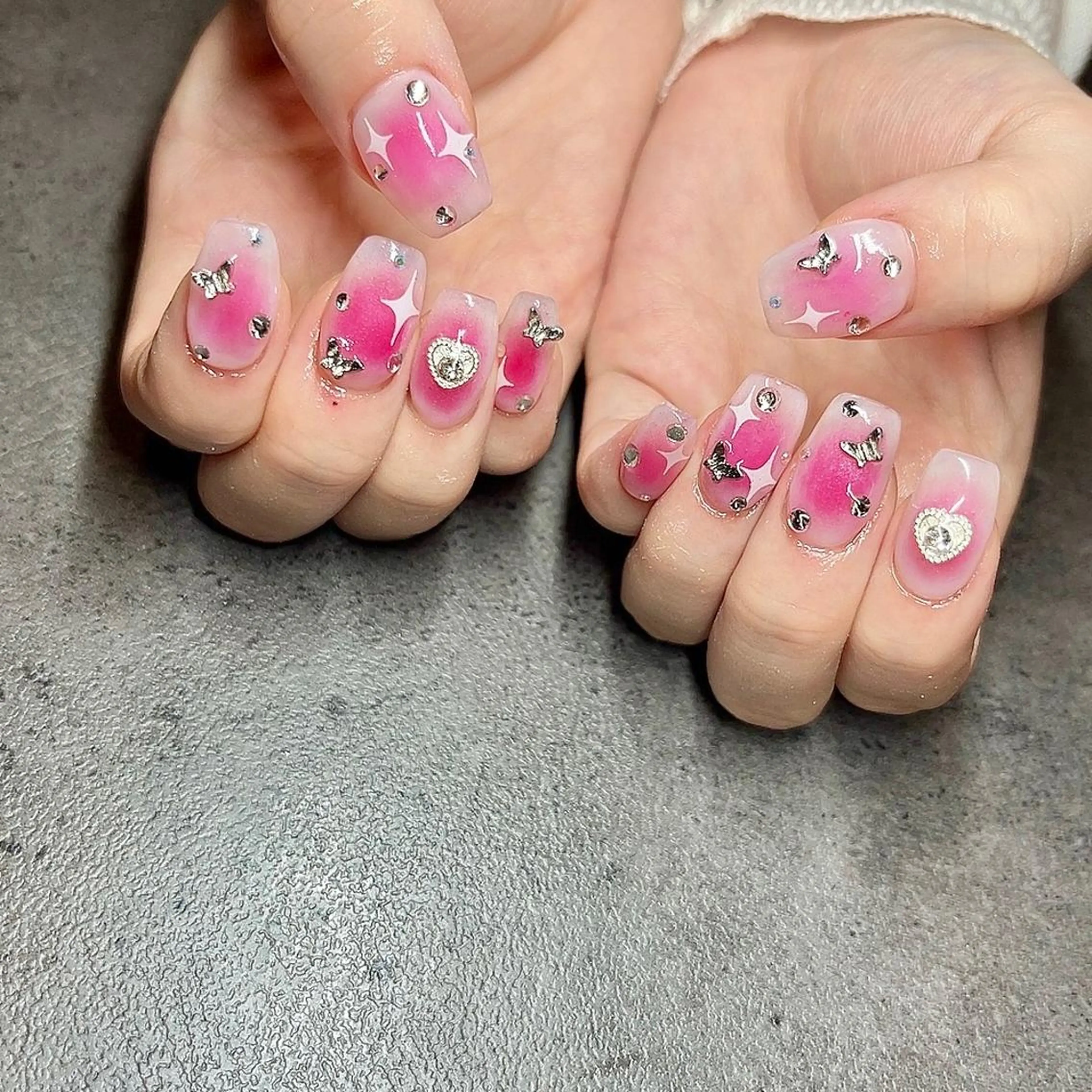 ネイル ジェルネイル ハードジェル スカルプネイル しば まなみのネイルデザイン