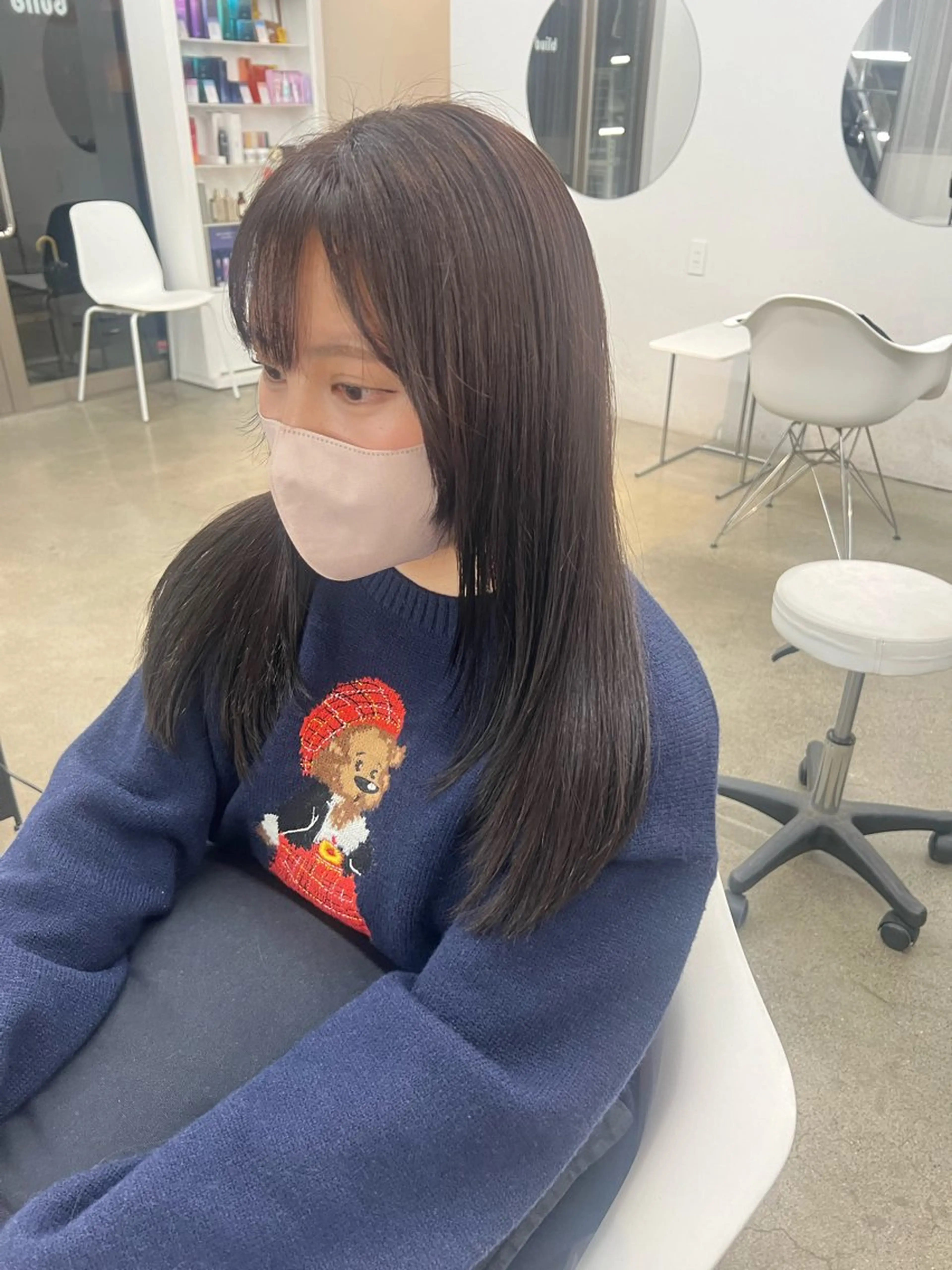 ロング カット ヘアカラー トリートメント build所属・秋山 花音のヘアスタイル