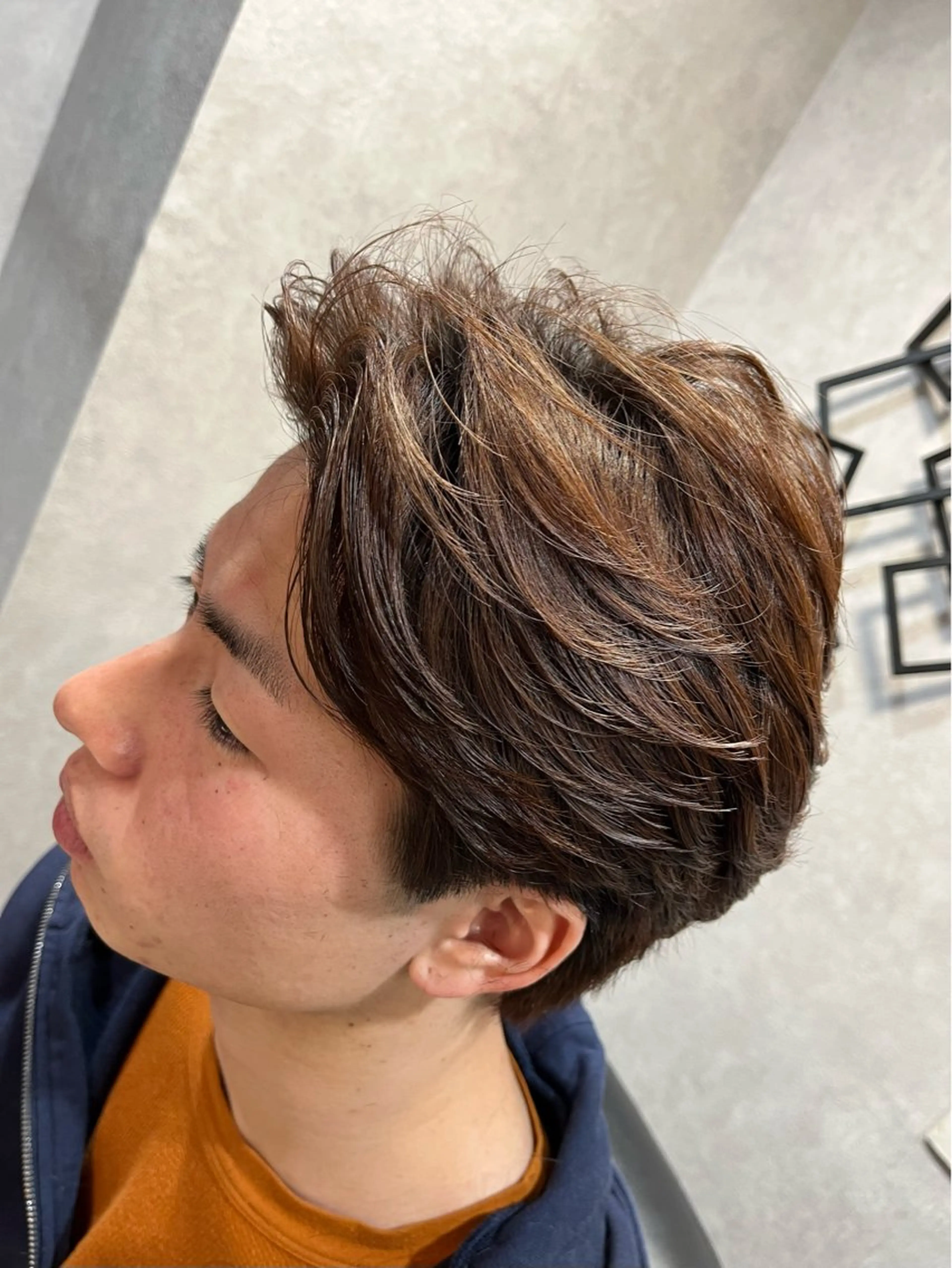ミディアム パーマ CuMARi所属・🔥メンズパーマ専門 歴８年🔥のヘアスタイル