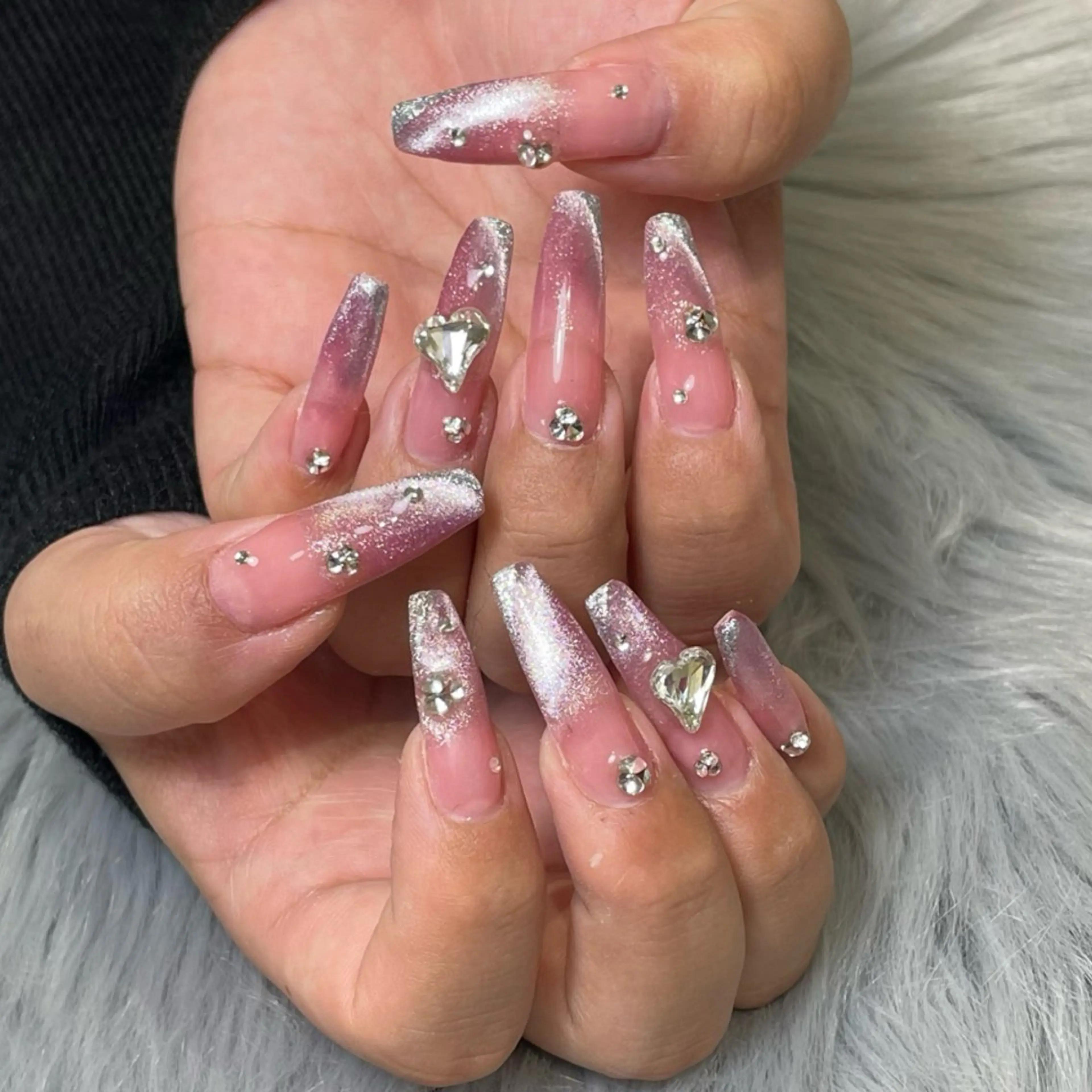 ネイル ラメ(グリッター) RICO NAIL所属・RICO Nail パーツつけ放題🌈のネイルデザイン