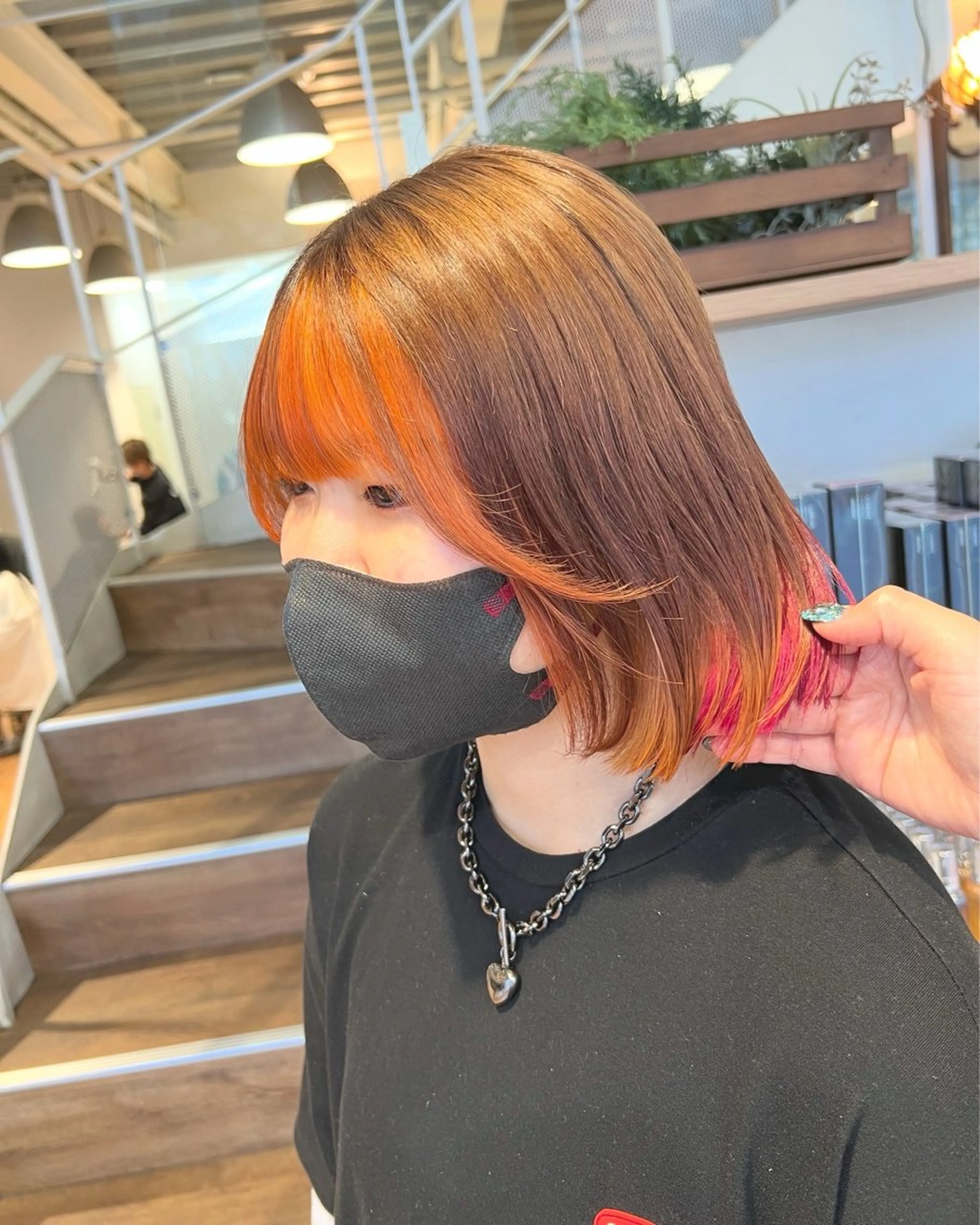 カラー ヘアカラー トリートメント インナーカラー♡ Nanakoのヘアスタイル