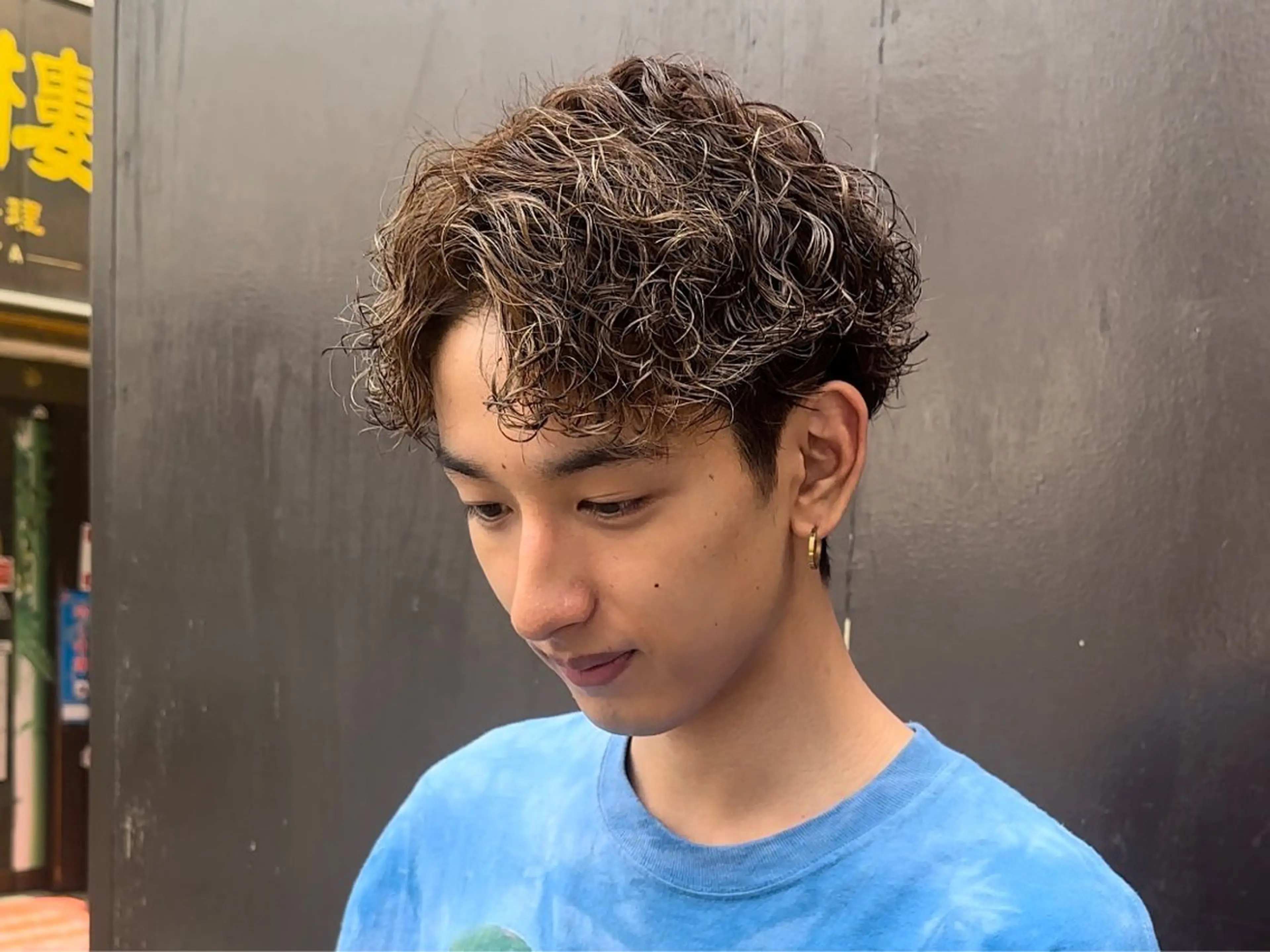 メンズ カット パーマ 🎖️似合わせメンズ パーマ🎖️カネキのヘアスタイル