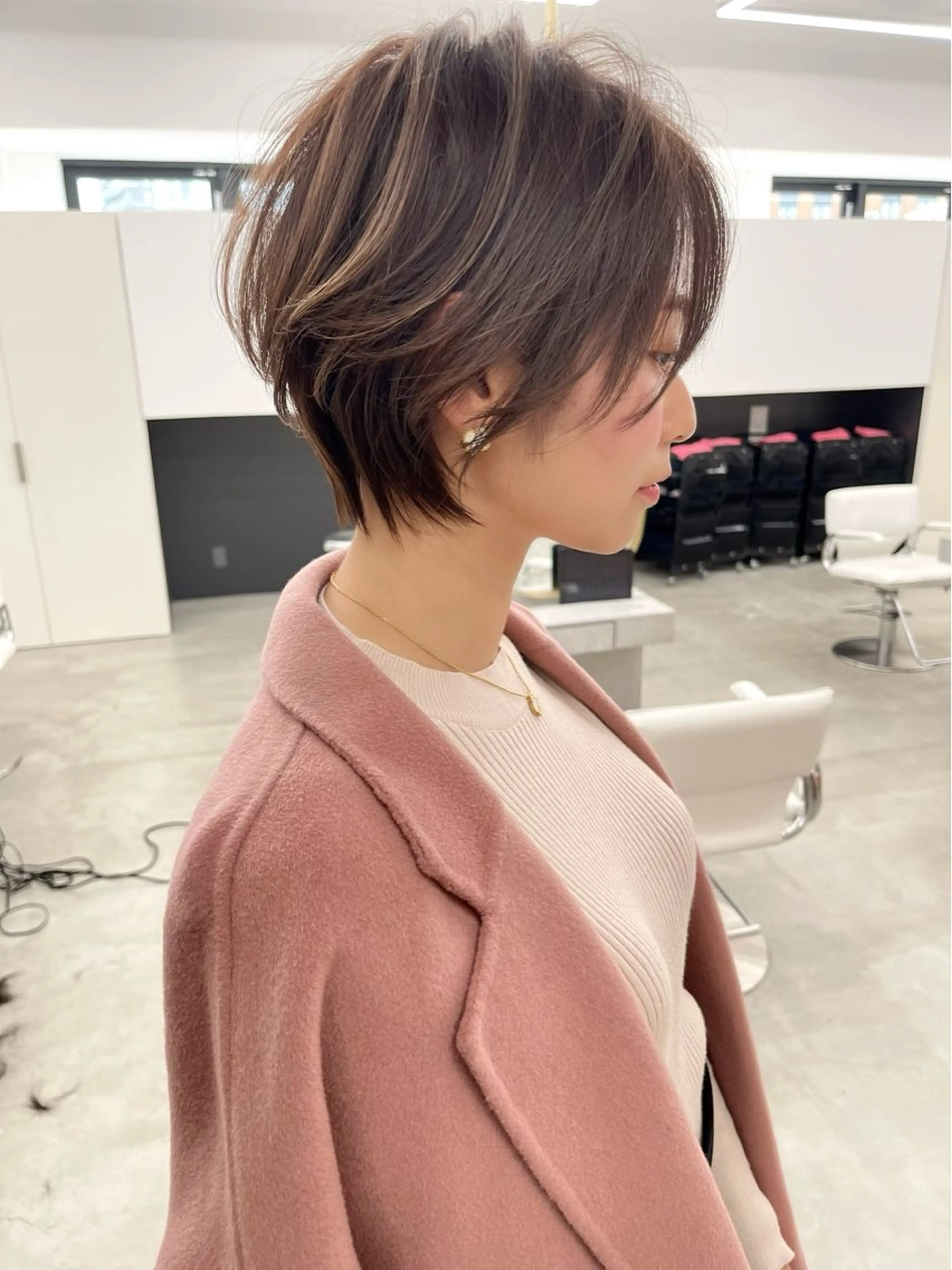 ショート カット noe tton所属・あゆな/名古屋/ ボブ/透明感カラーのヘアスタイル