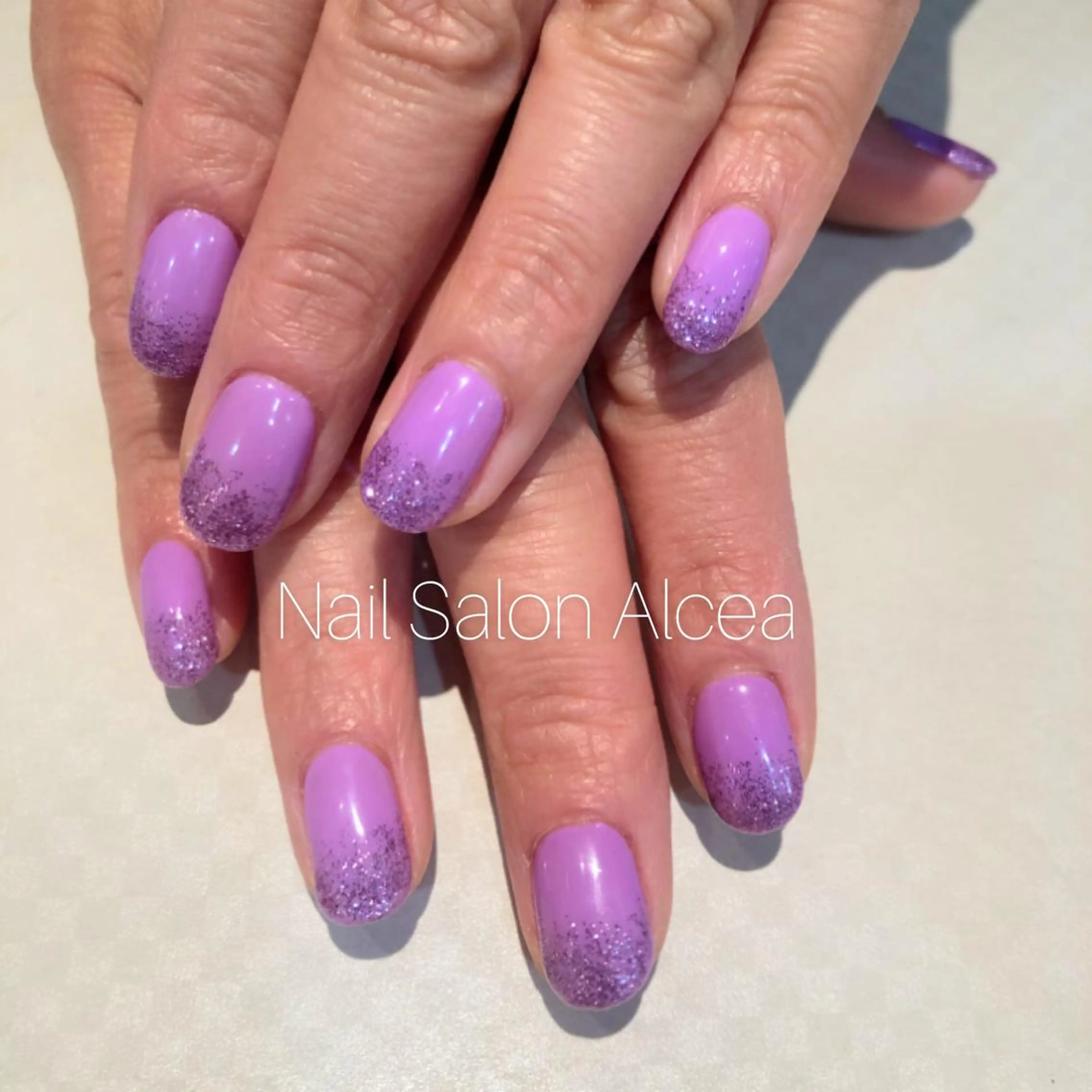 ネイル ラメ(グリッター) ラメグラデーション ワンカラーネイル CHILO 木村のネイルデザイン