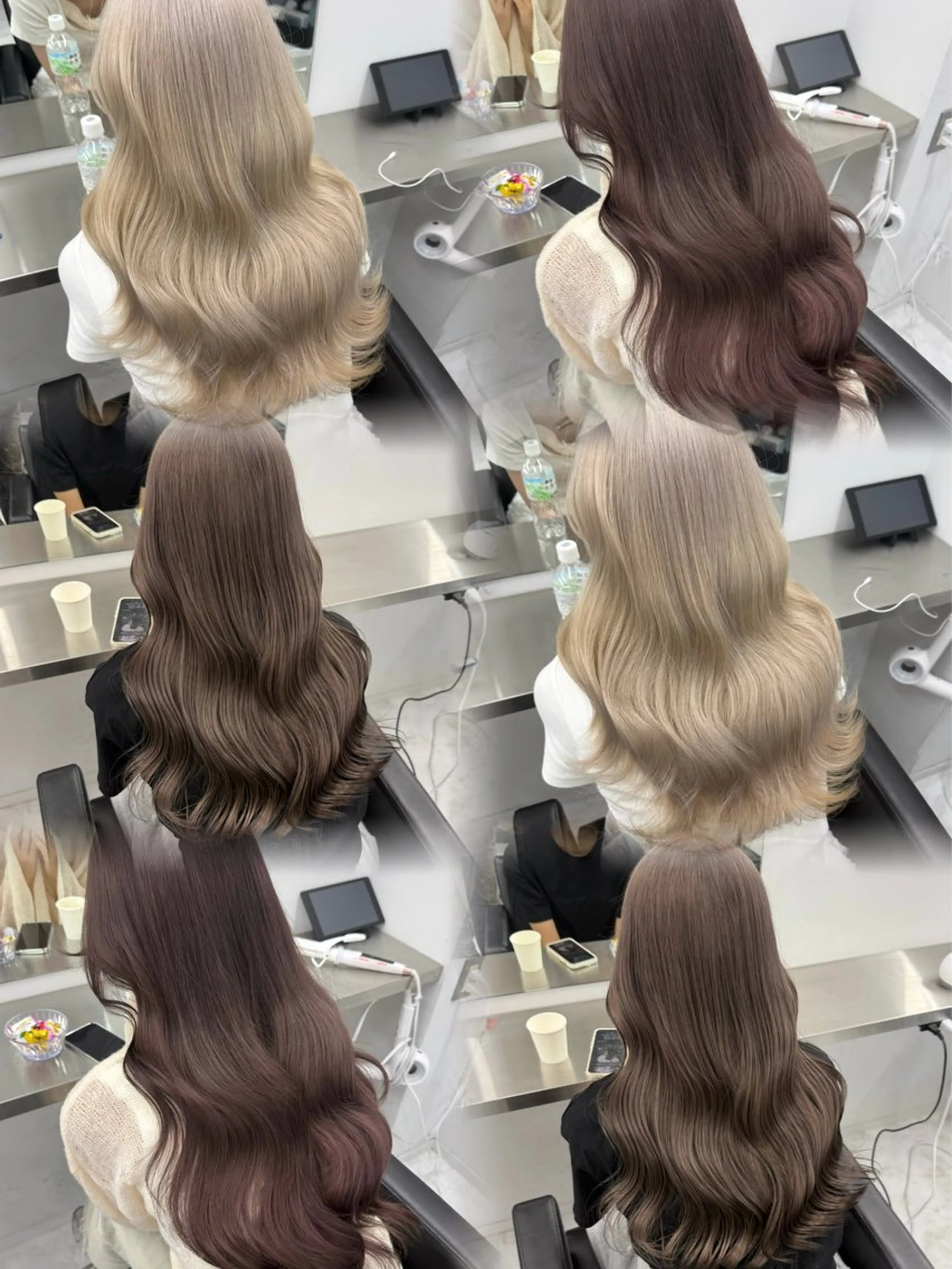 ロング うる艶🫧ハイトーン 💜🦋🫧ミズキのヘアスタイル