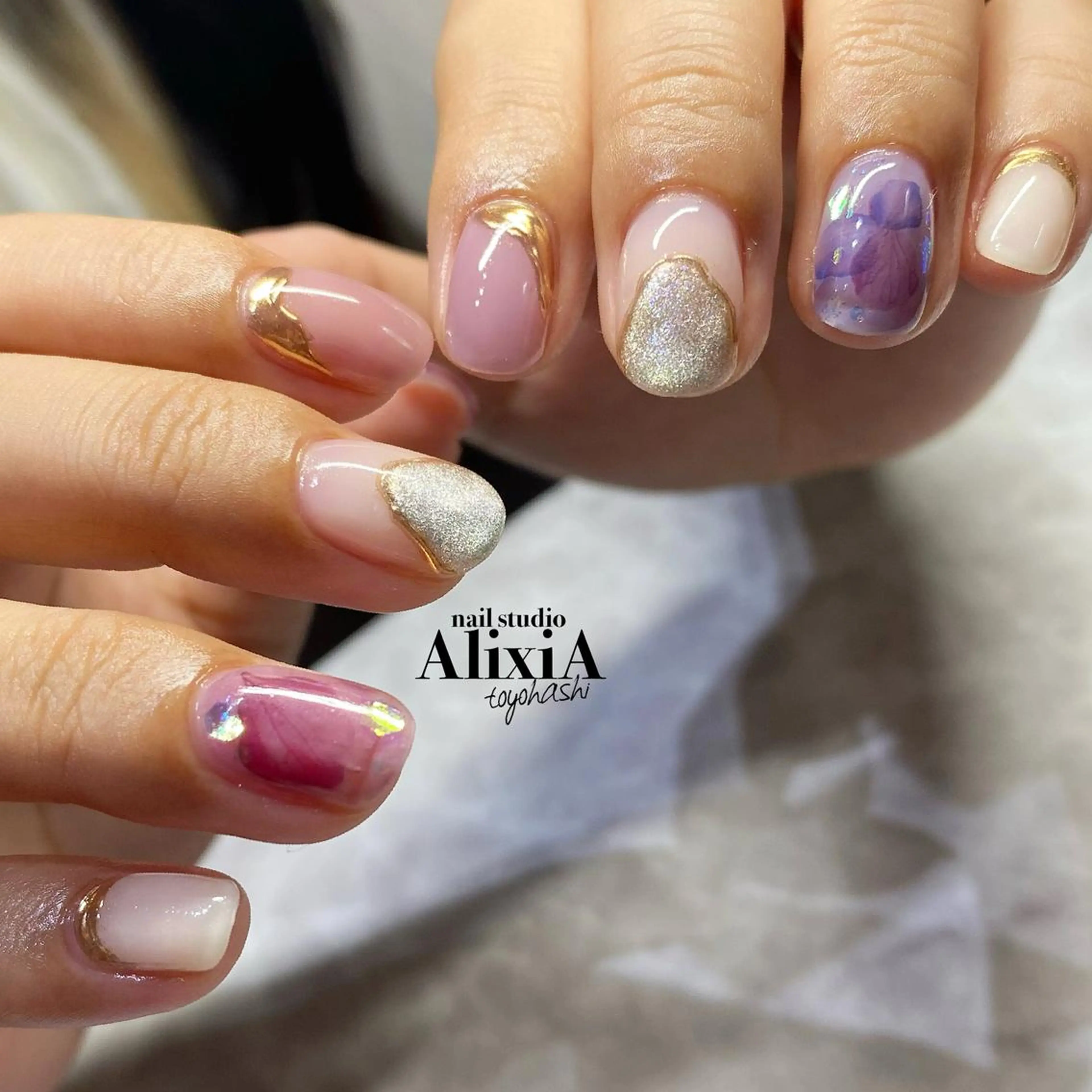 ネイル ハンドネイル AlixiA   nail studio所属・AlixiA ゆみのネイルデザイン