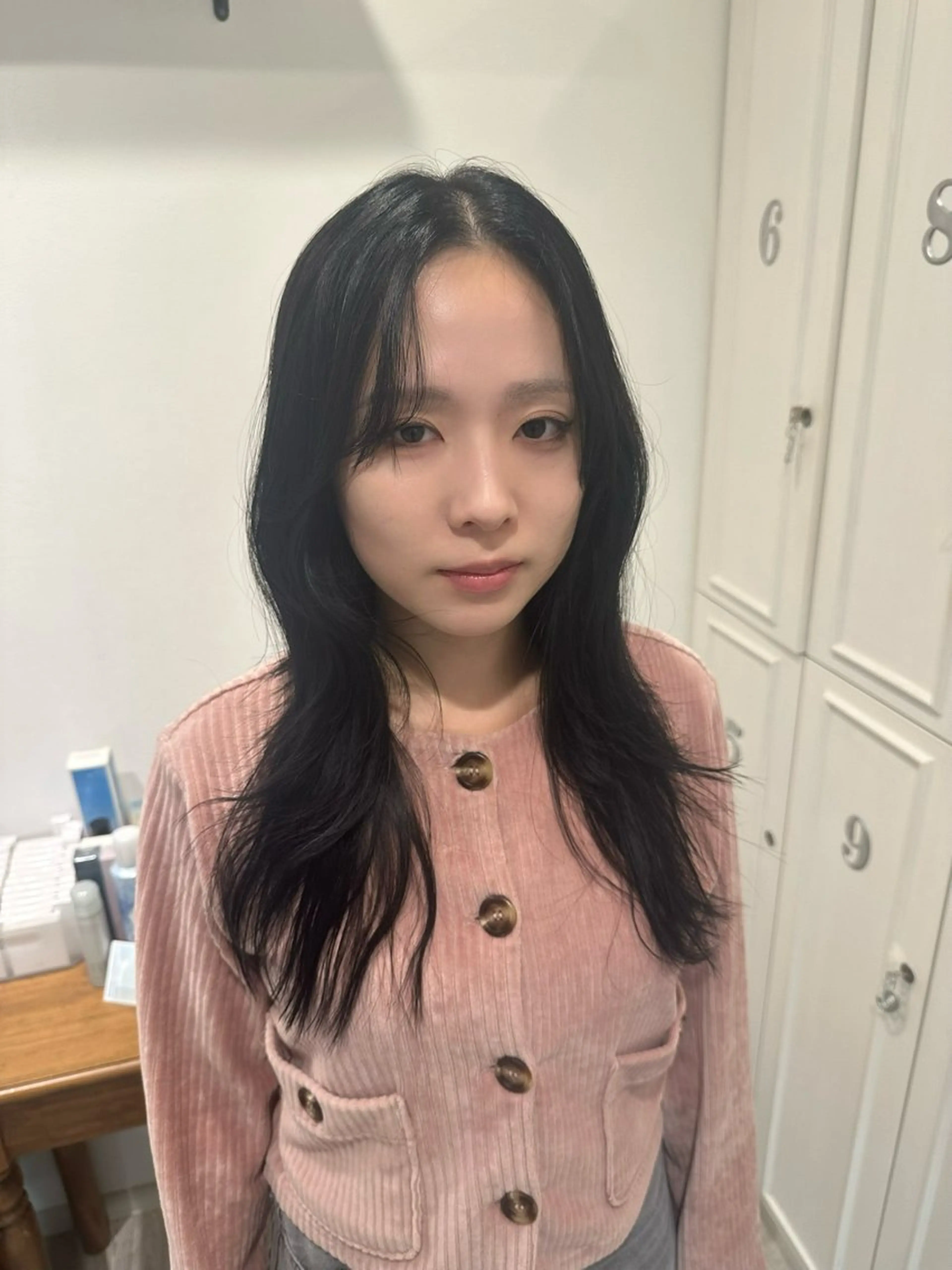 ロング くびれヘア ハッシュカット カット tiravento 南船場店所属・nana 韓国スタイル🇰🇷のヘアスタイル