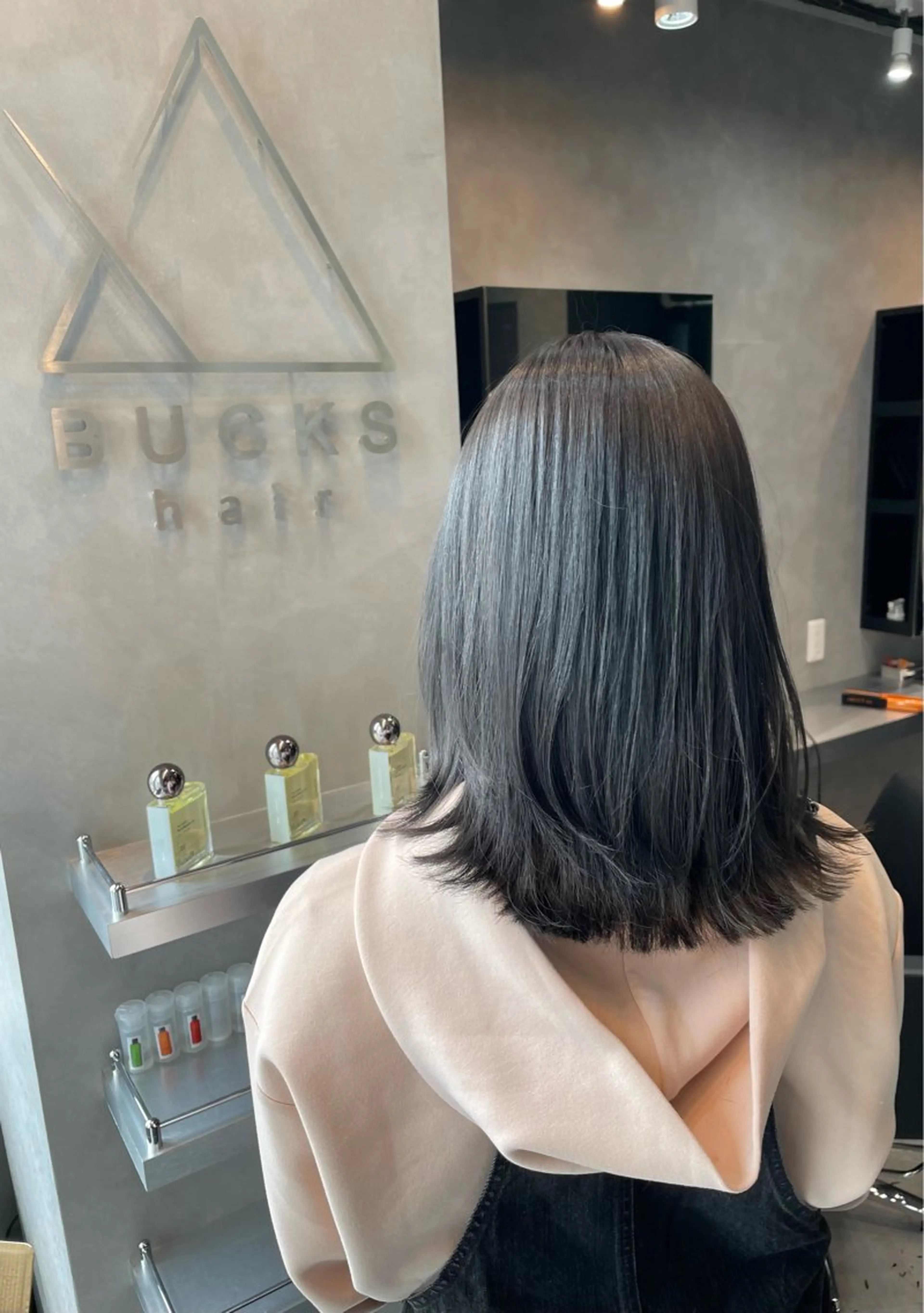 セミロング カット ヘアカラー MAI /BUCKS/天王寺のヘアスタイル