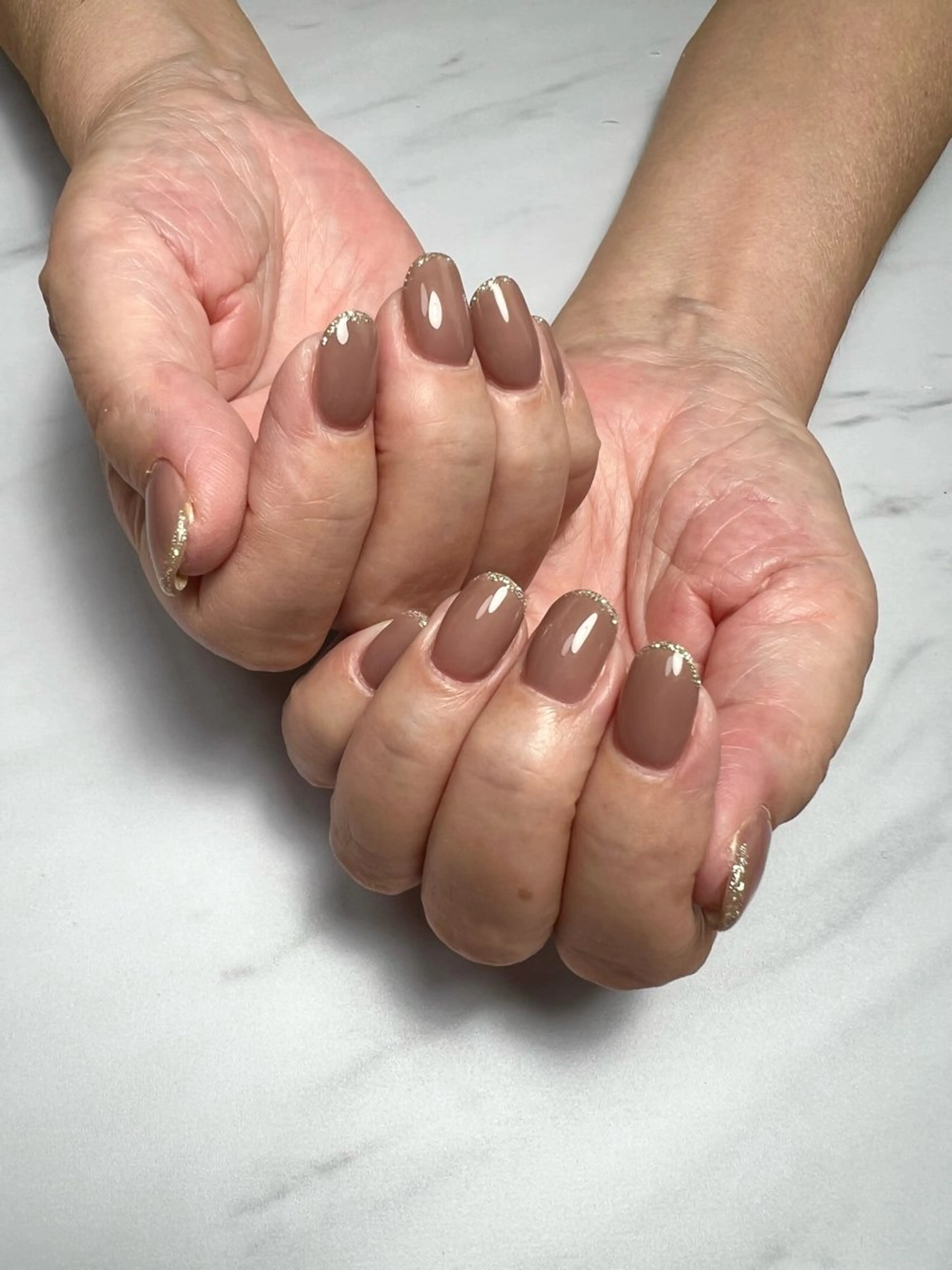 ネイル ラメ(グリッター) ワンカラーネイル eriko ♡のネイルデザイン