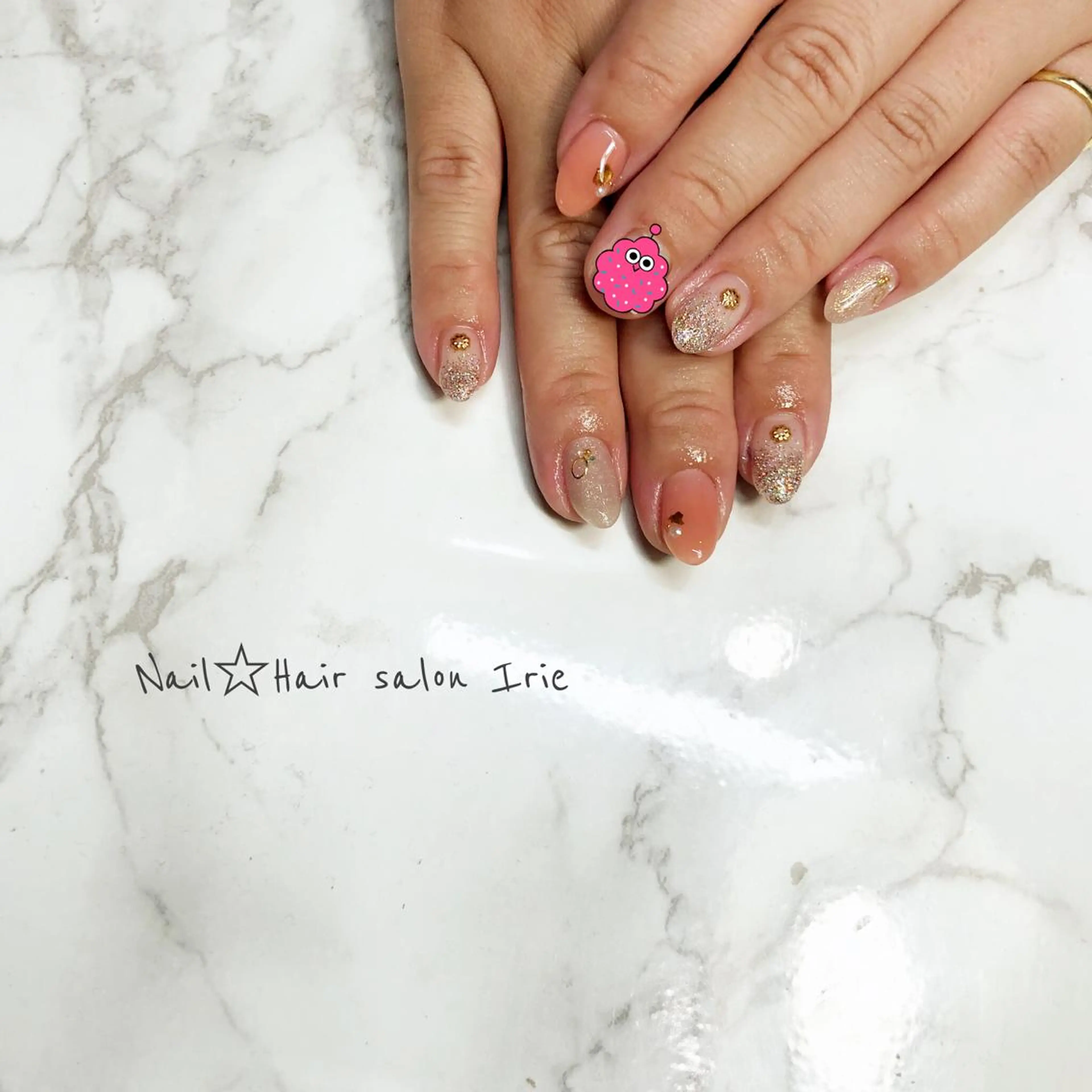 ネイル ハンドネイル Hair salon Irie所属・與儀 知佳のネイルデザイン