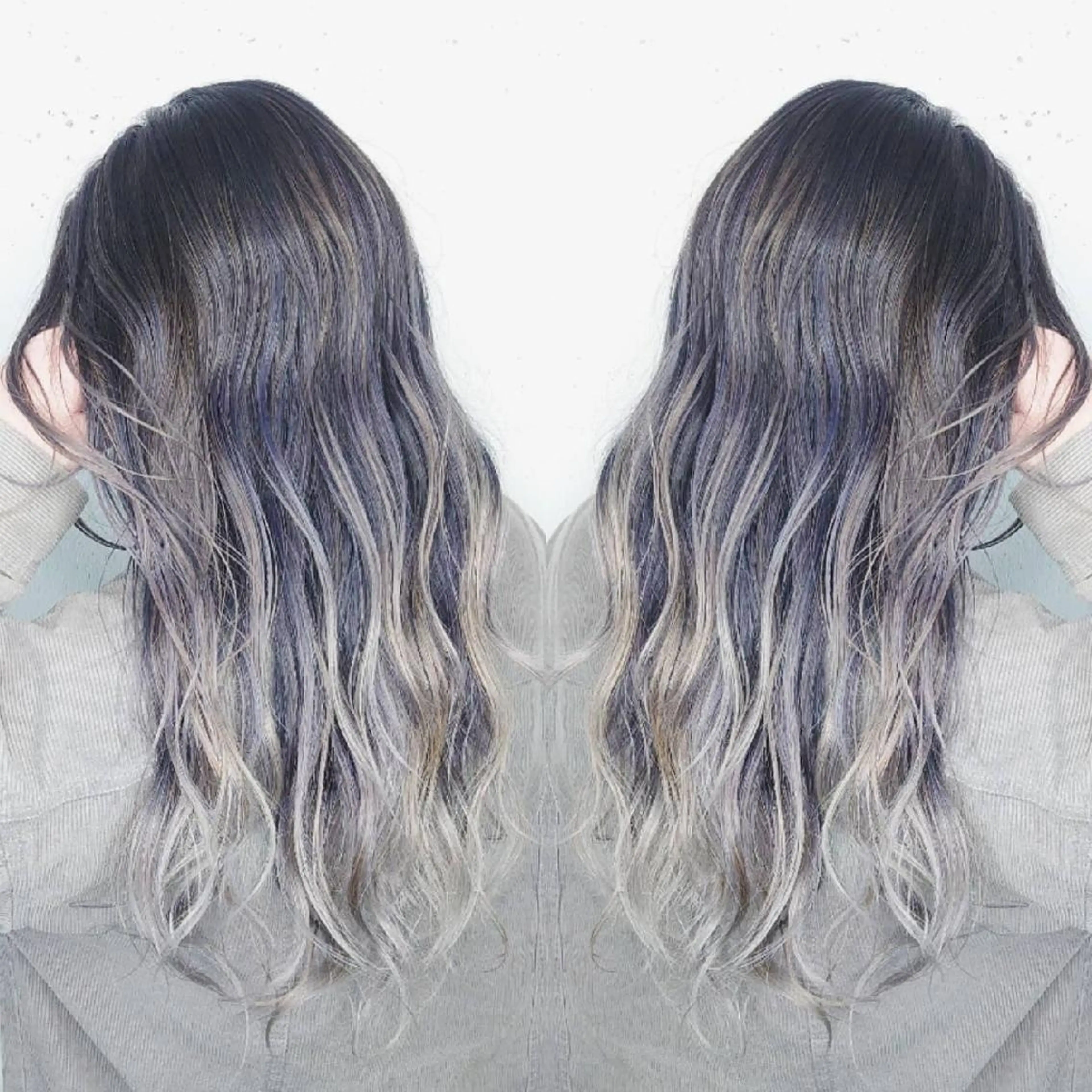 セミロング レイヤーカット カット ヘアカラー E Komo hair所属・Wow❕E Komo hair 永井一輝のヘアスタイル