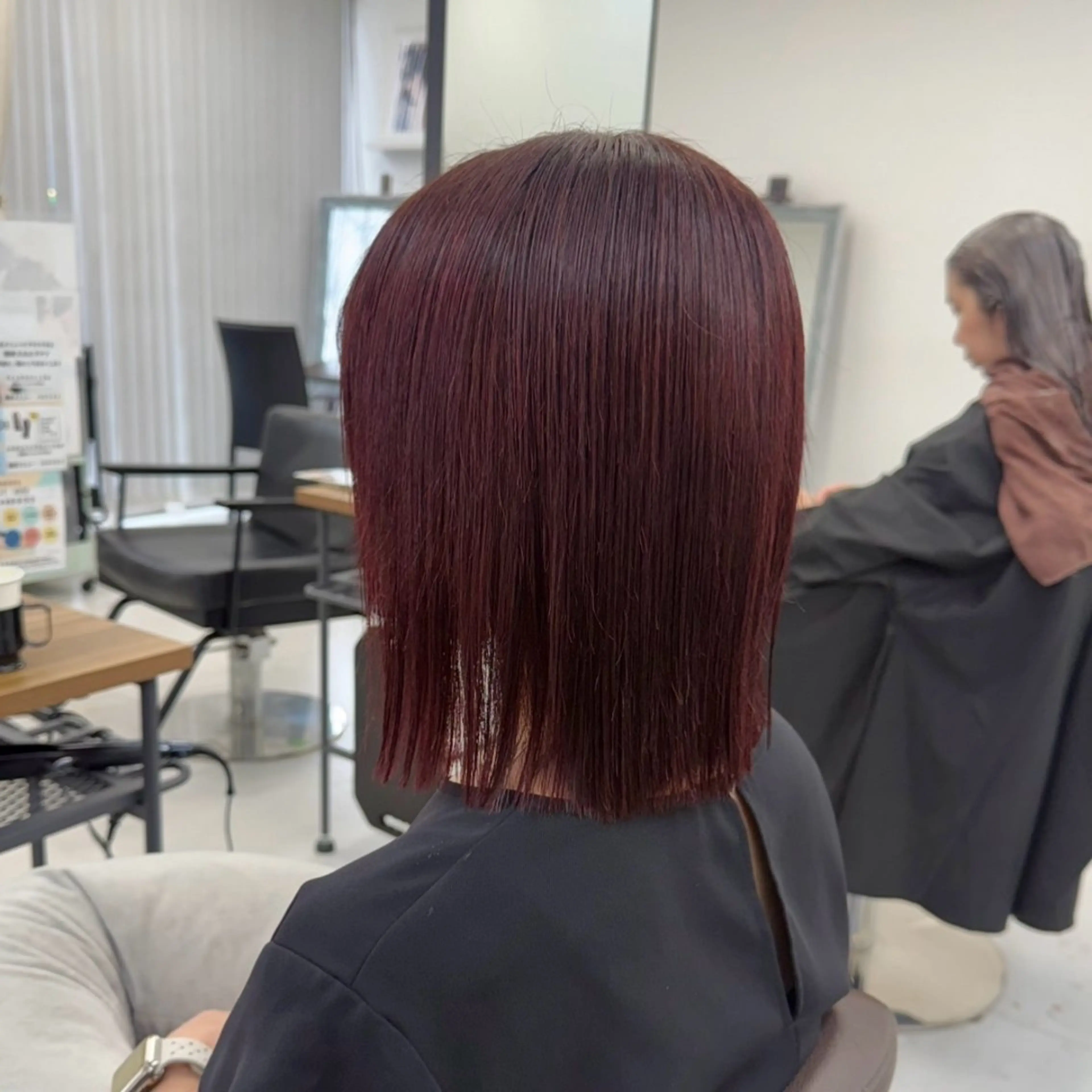 ミディアム カット ヘアカラー トリートメント 榎本雪来🌺 メンズカット✂️のヘアスタイル