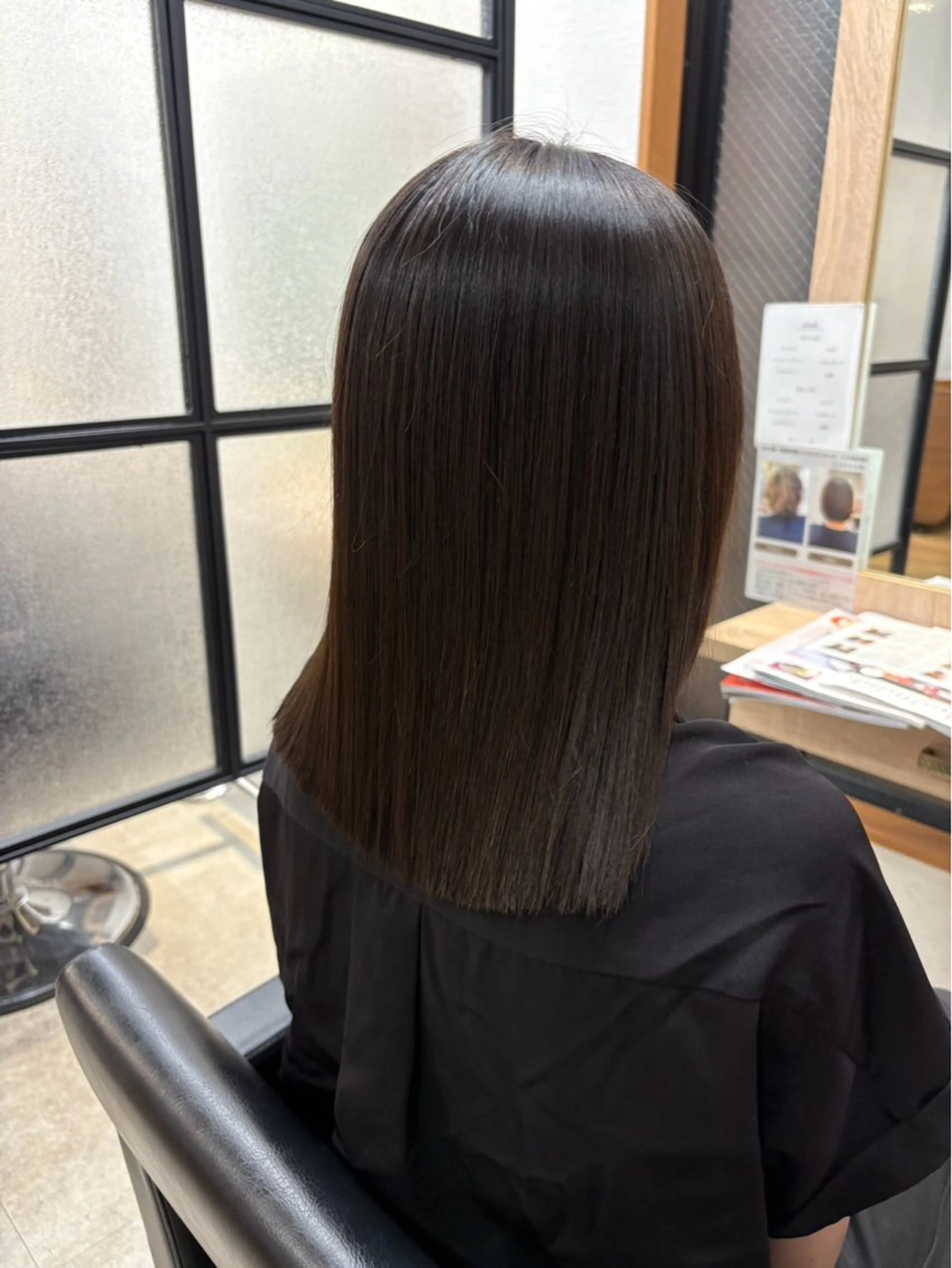 前髪縮毛矯正 カットの写真