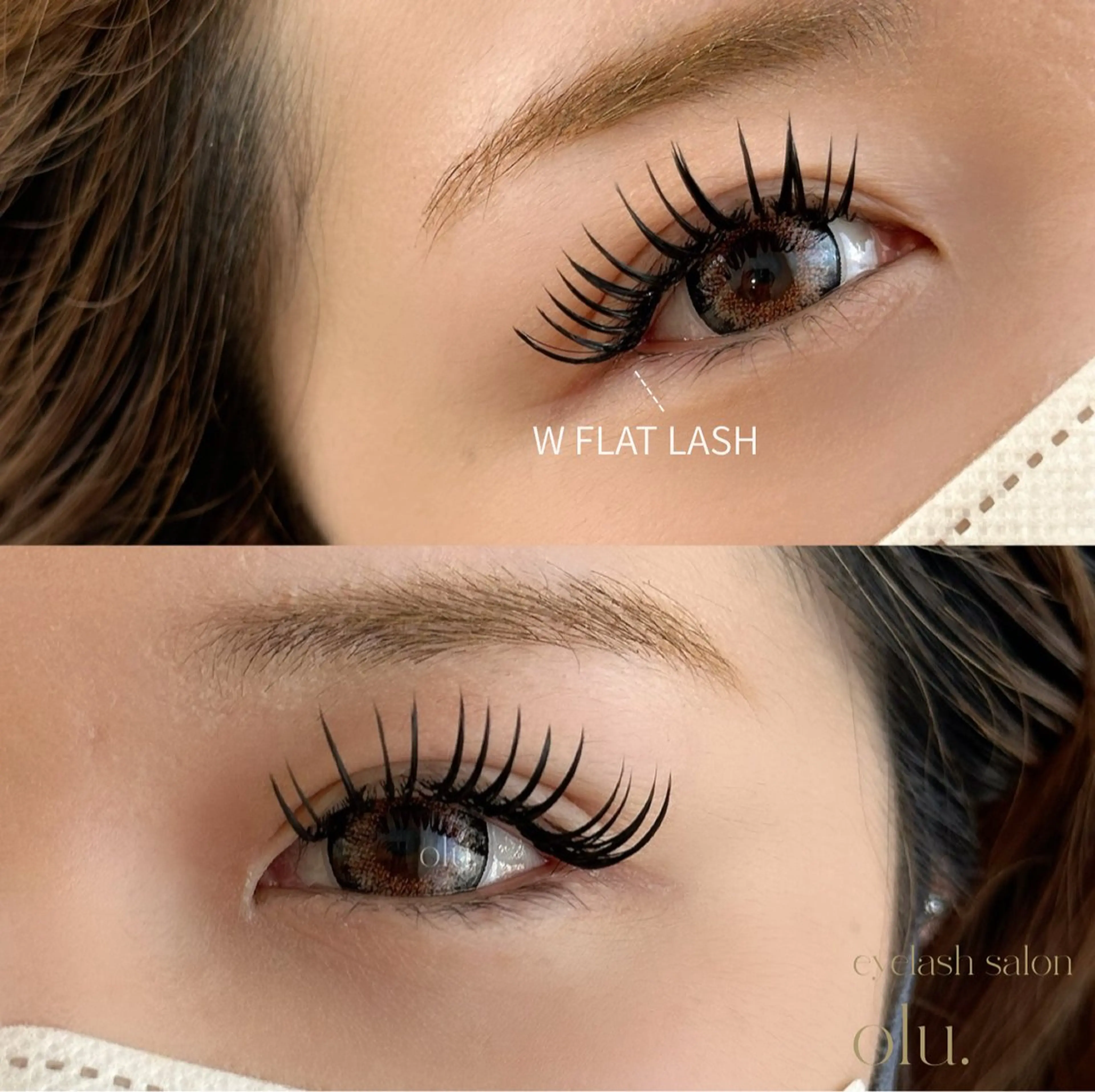 W FLAT LASH 付け放題　オフ込の写真