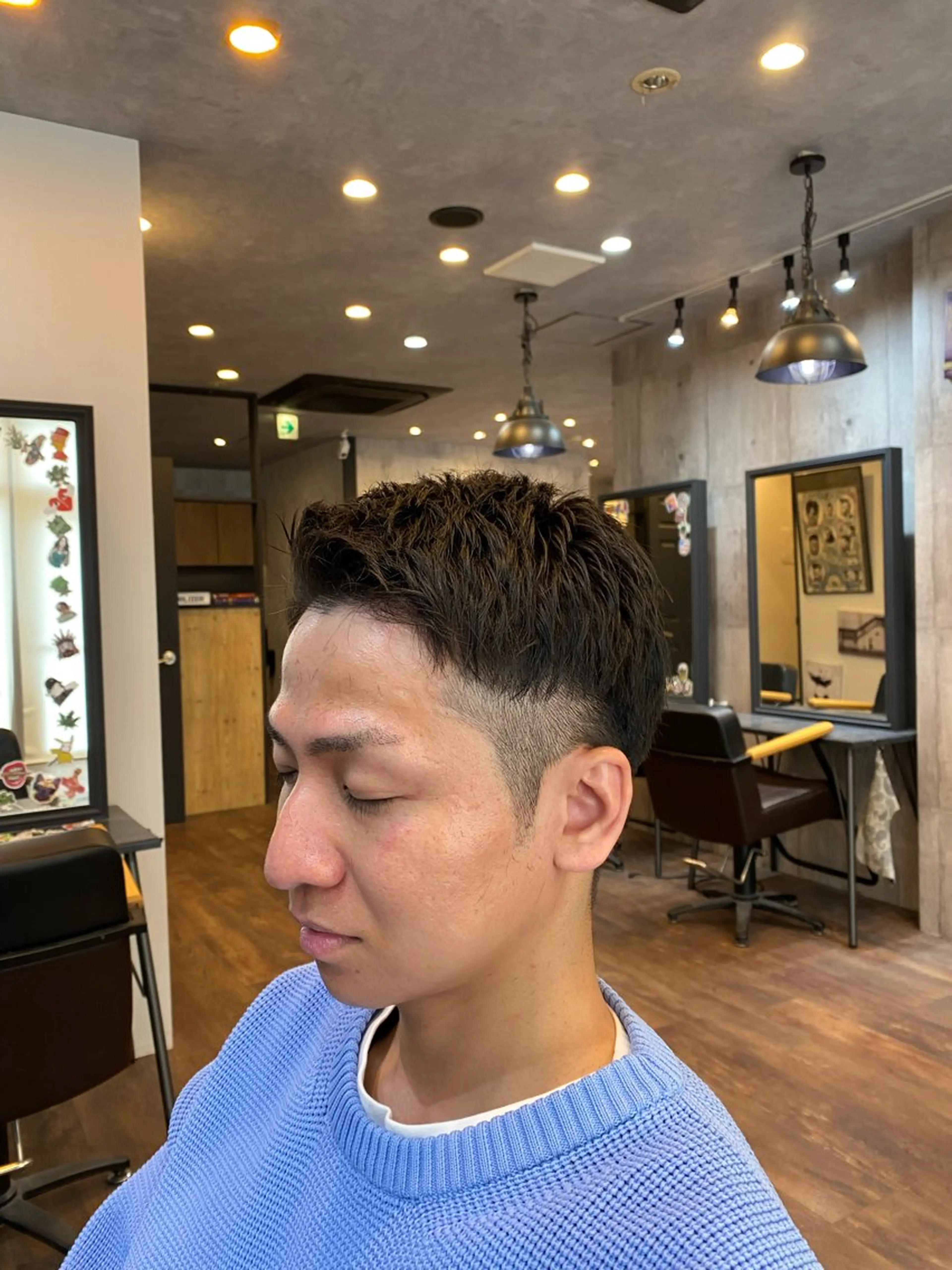 ショート メンズ 居原 凜太郎のヘアスタイル