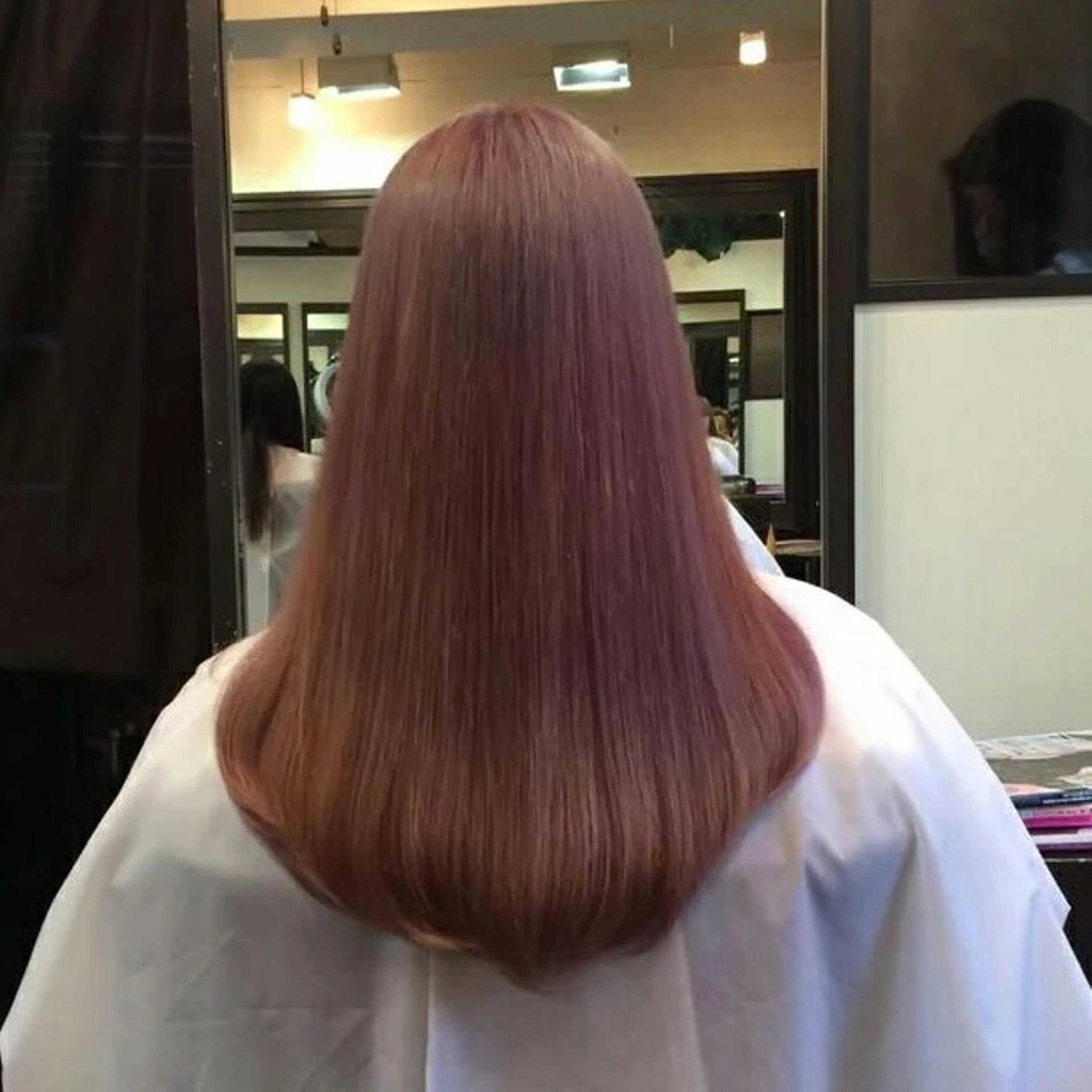 セミロング ロング カラー ミディアム ラベンダーカラー ピンクカラー TRUNS髪質改善所属・100%髪質改善特化 TRUNSのヘアスタイル