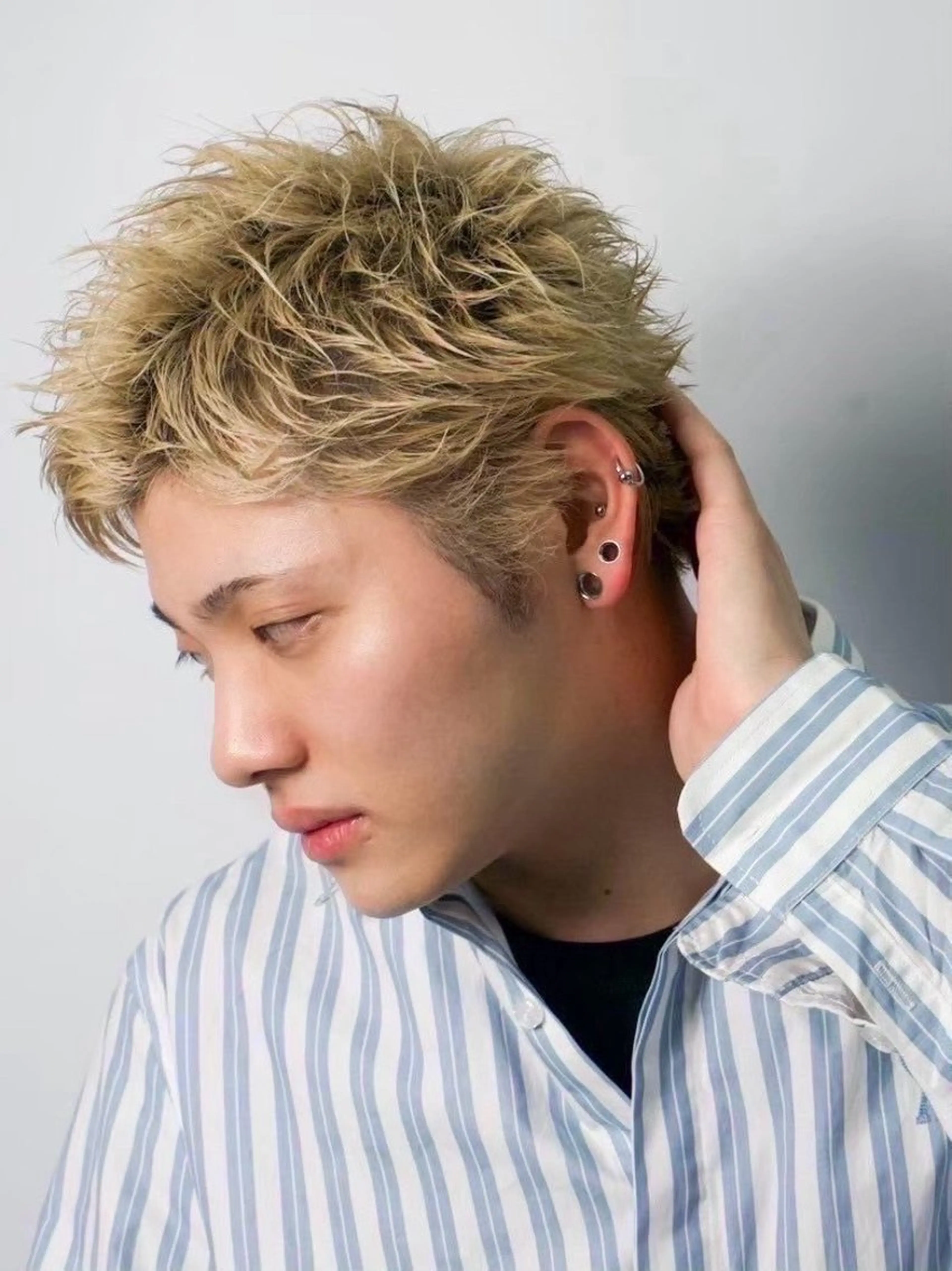 カラー メンズ 村上 ひかりのヘアスタイル