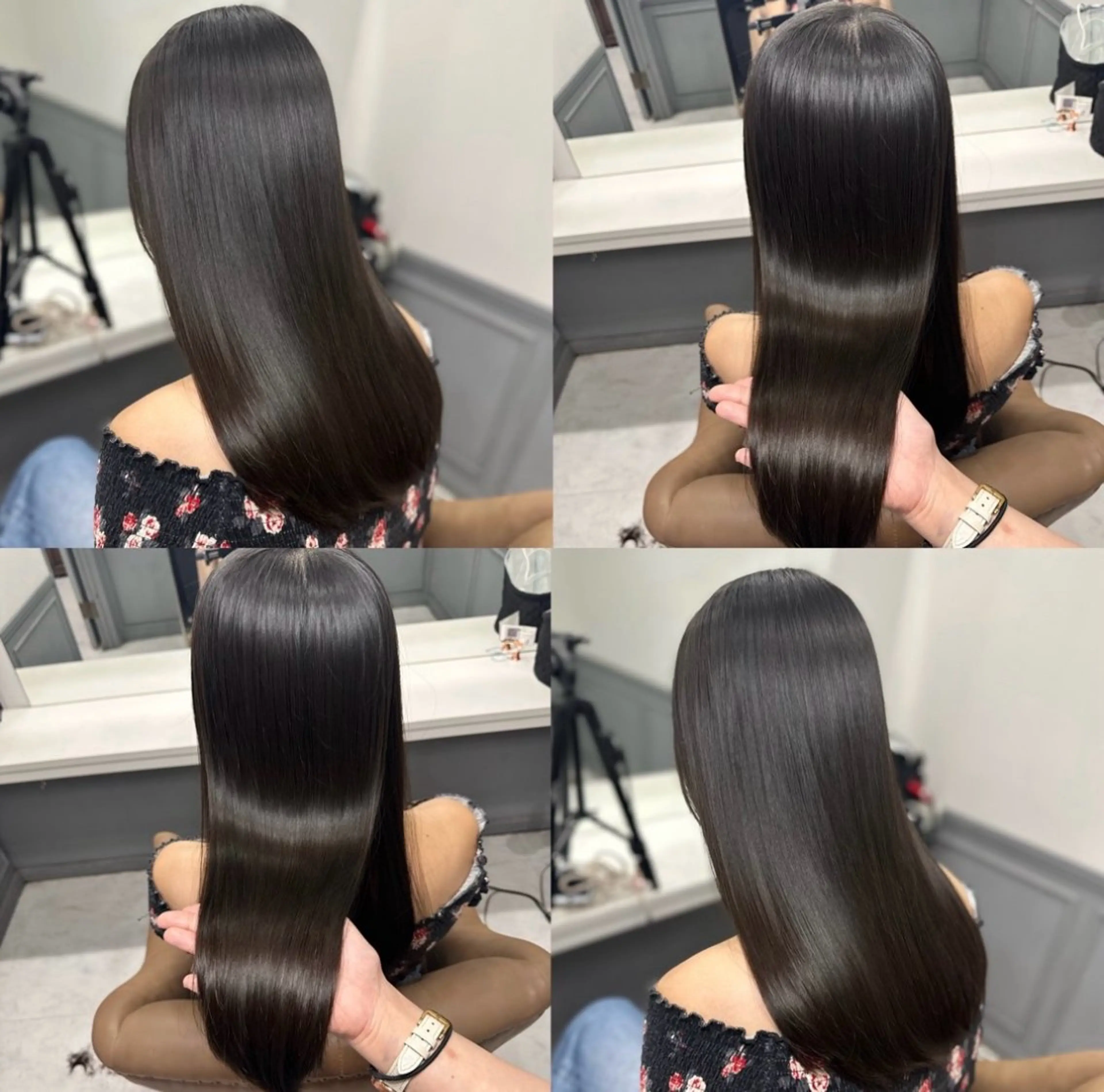 ロング カラー カット ヘアカラー トリートメント 髪質改善 /艶髪🫧ゆたかのヘアスタイル