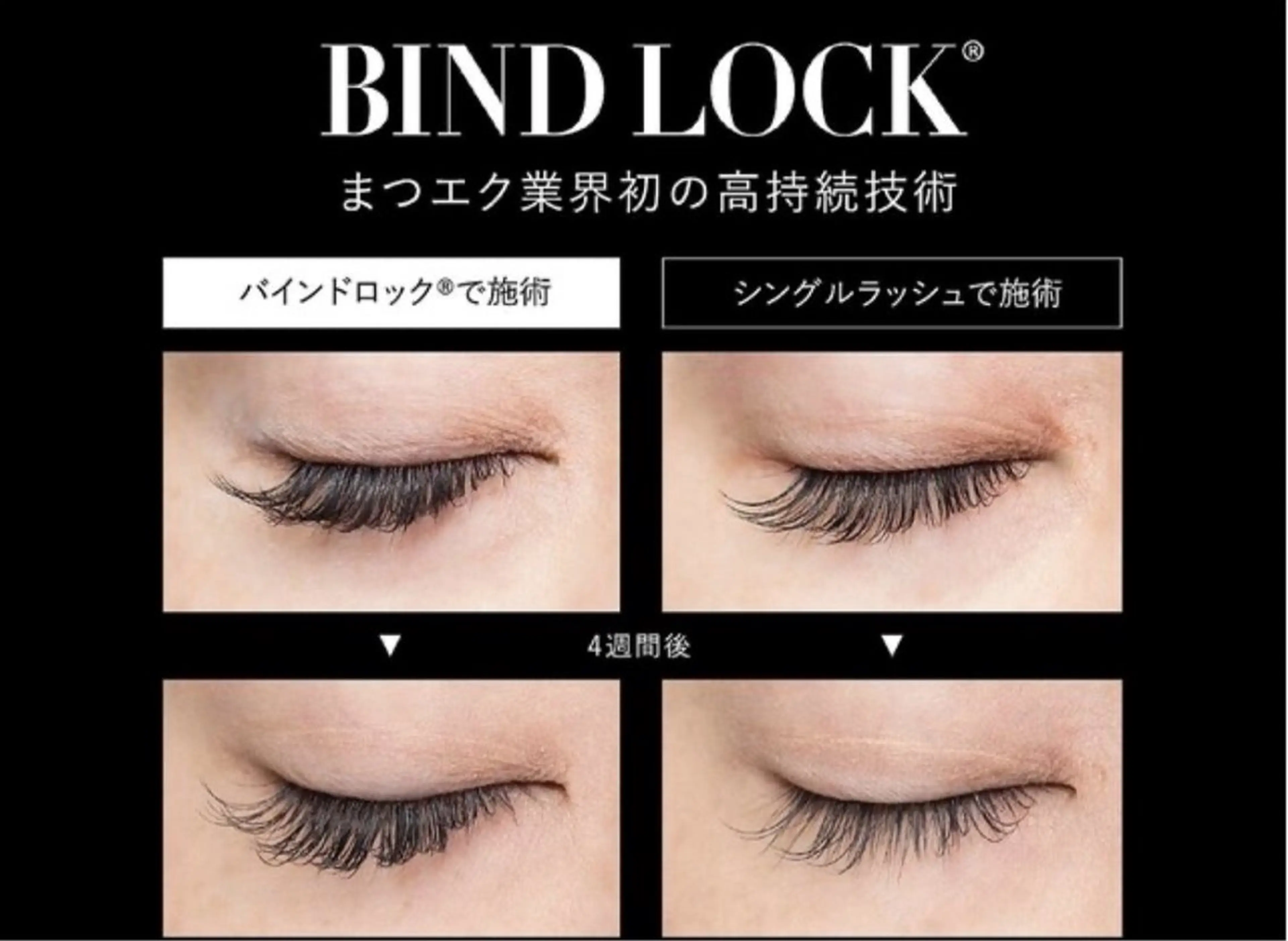 マツエク・マツパ バインドロック 溝口 千裕のマツエク・マツパデザイン