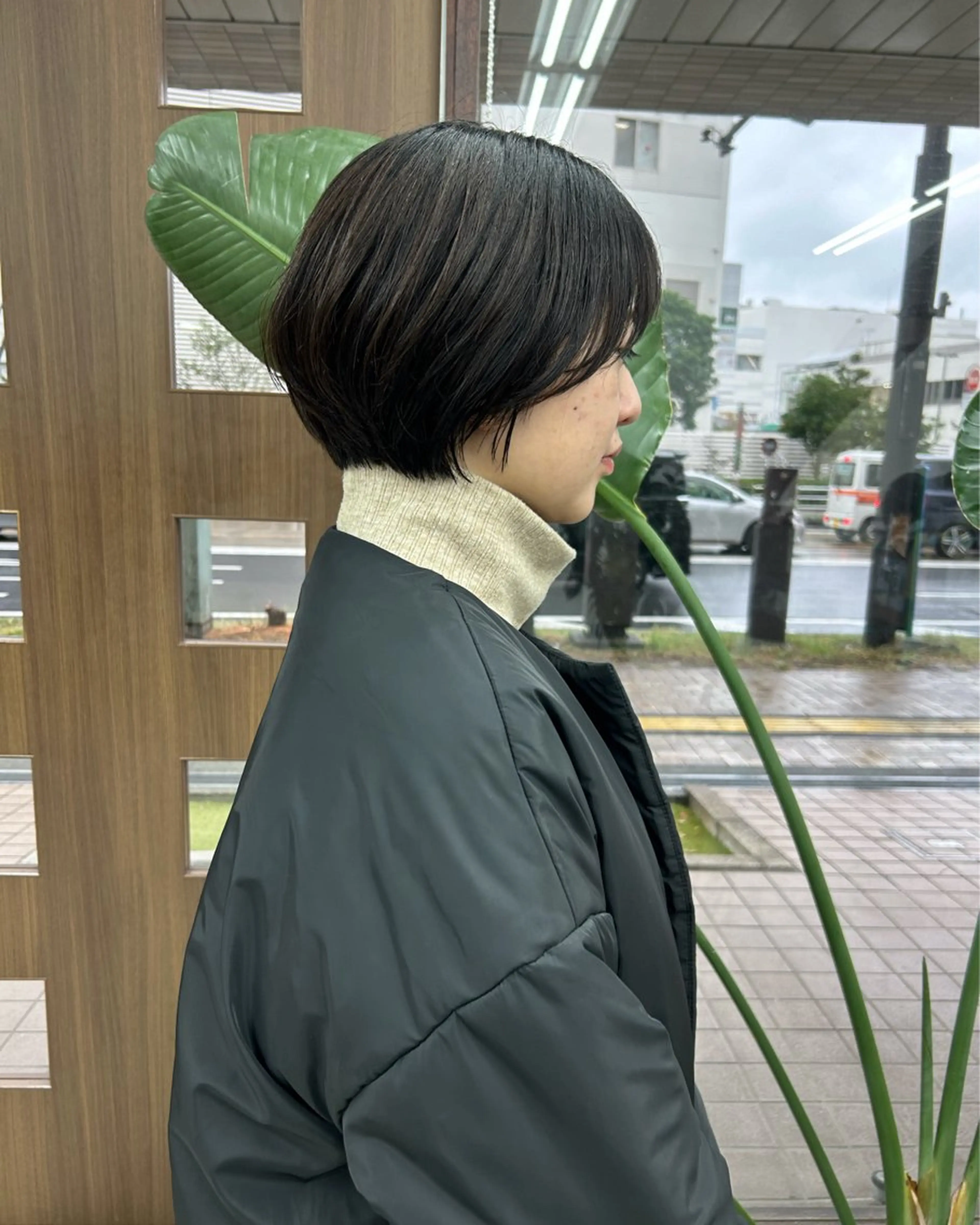 ショート 丸みショート 伸ばしかけ ショートヘア ダブルカラー/韓国 ヘア/さわのあかねのヘアスタイル