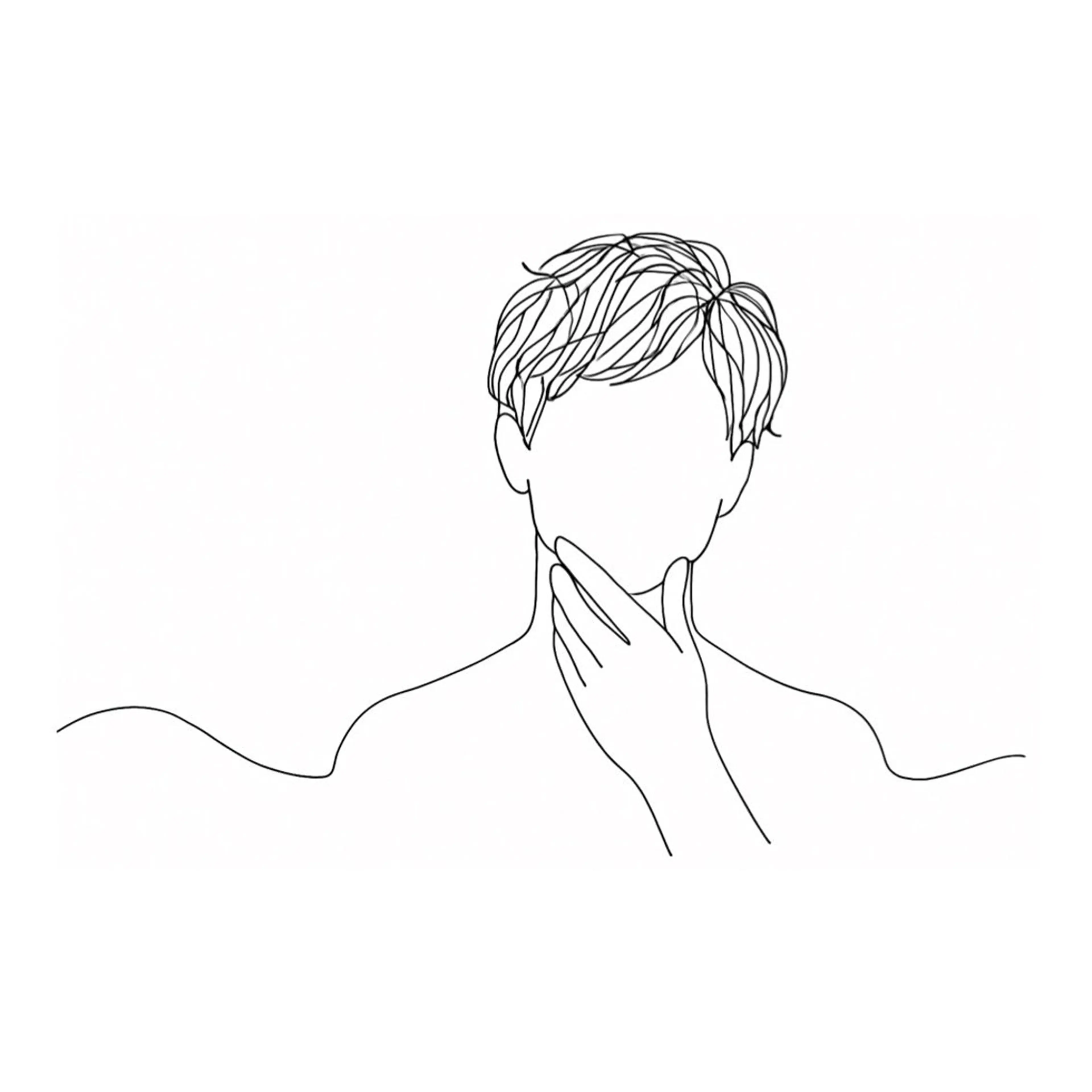 男性　フェイスの写真