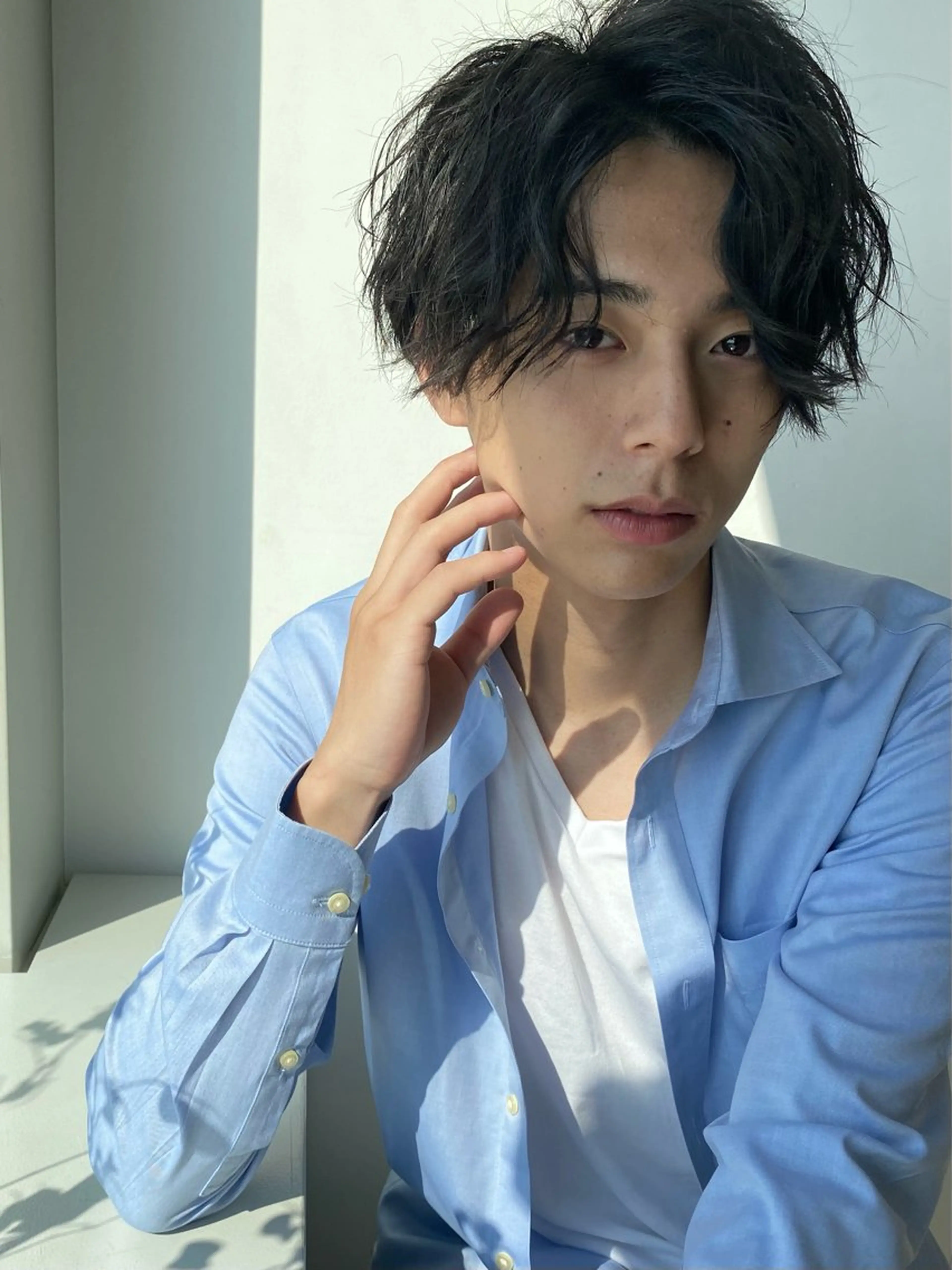 ⭐️ミニモ限定⭐️平日限定眉カット付💇‍♂️骨格に合わせたメンズカット（シャンプー、ブロー、ヘッドスパ込み)の写真