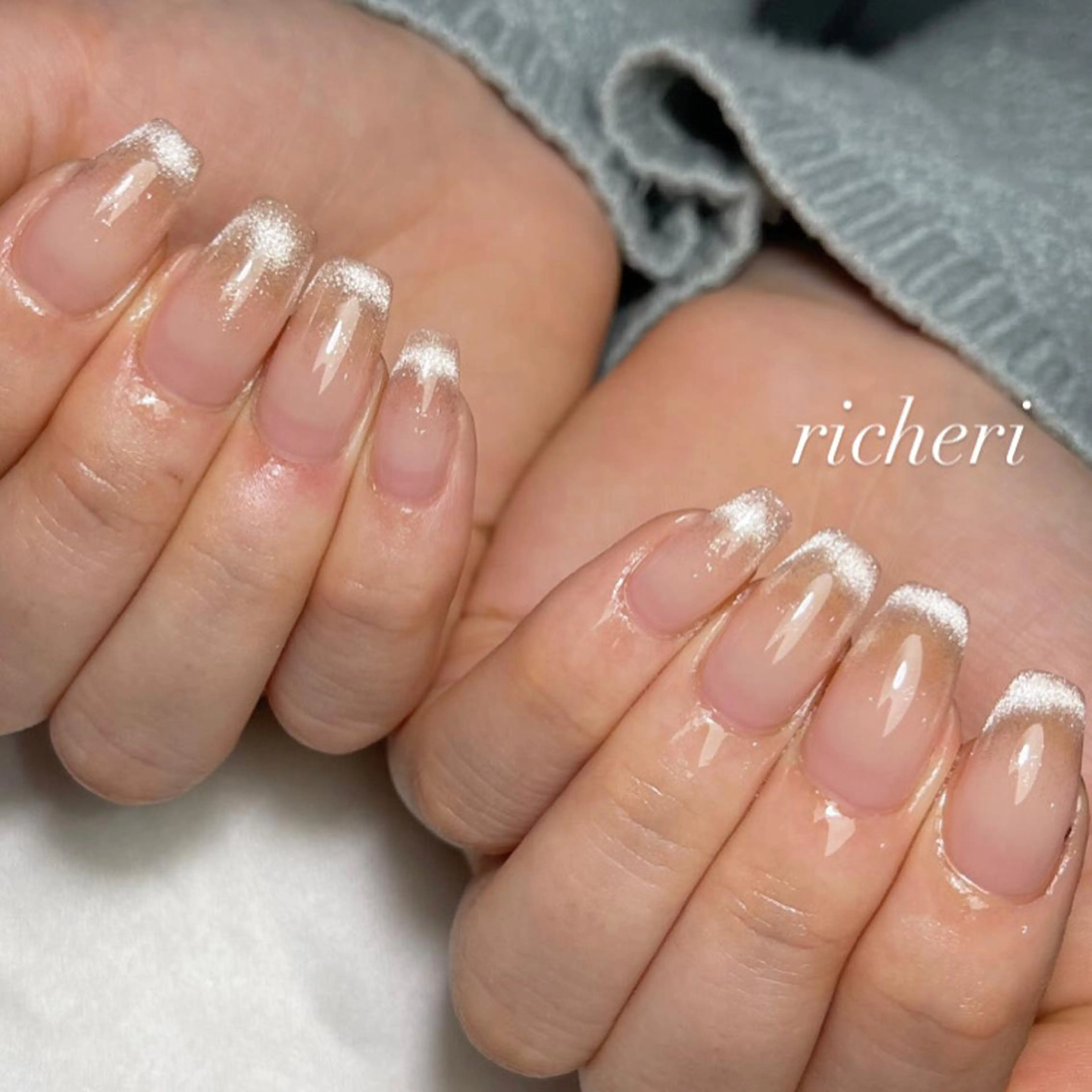 ミディアム ネイル ハンドネイル richeri beautyのエステ・リラクイメージ