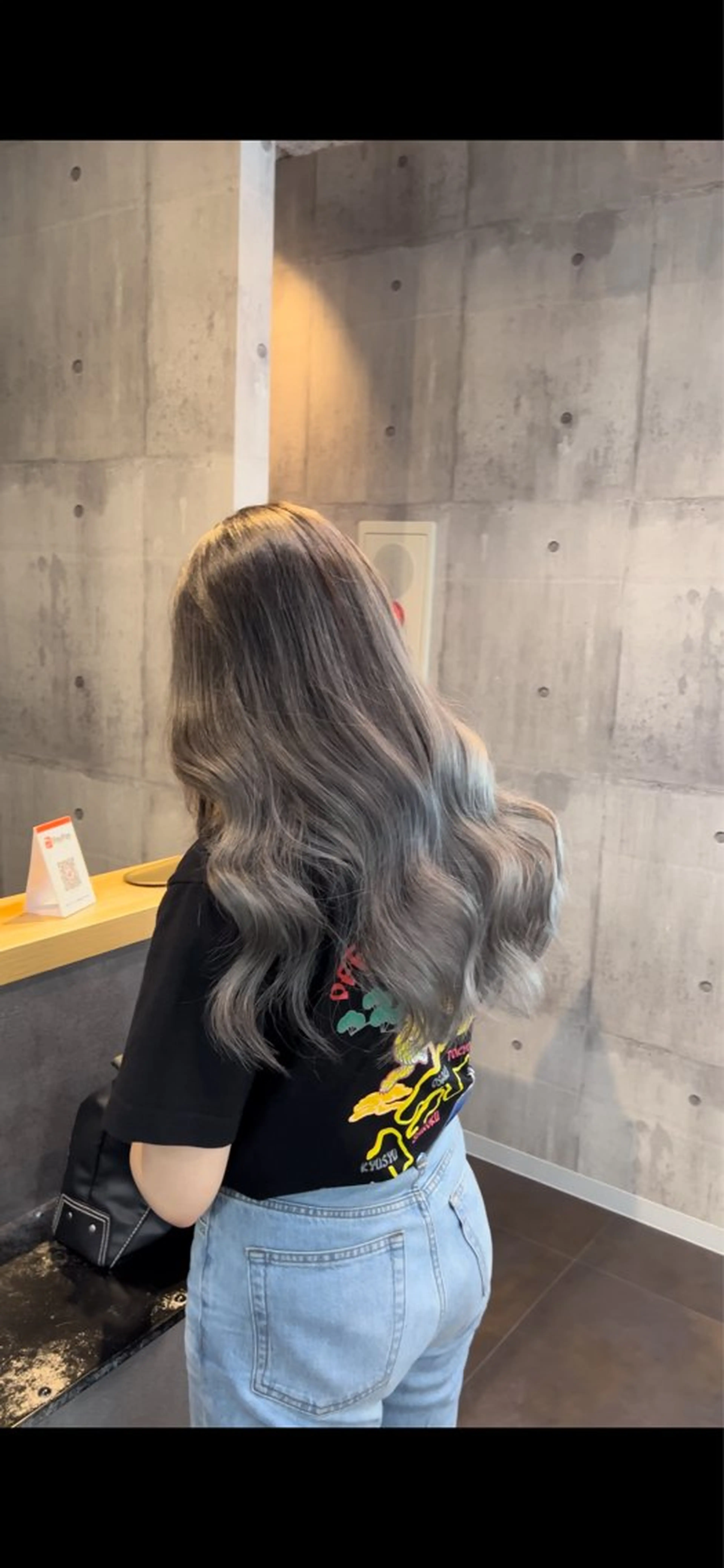 ロング カラー ヘアアレンジ 🐹ブリーチ/ボブ /韓国ヘア/蓮🐹のヘアスタイル