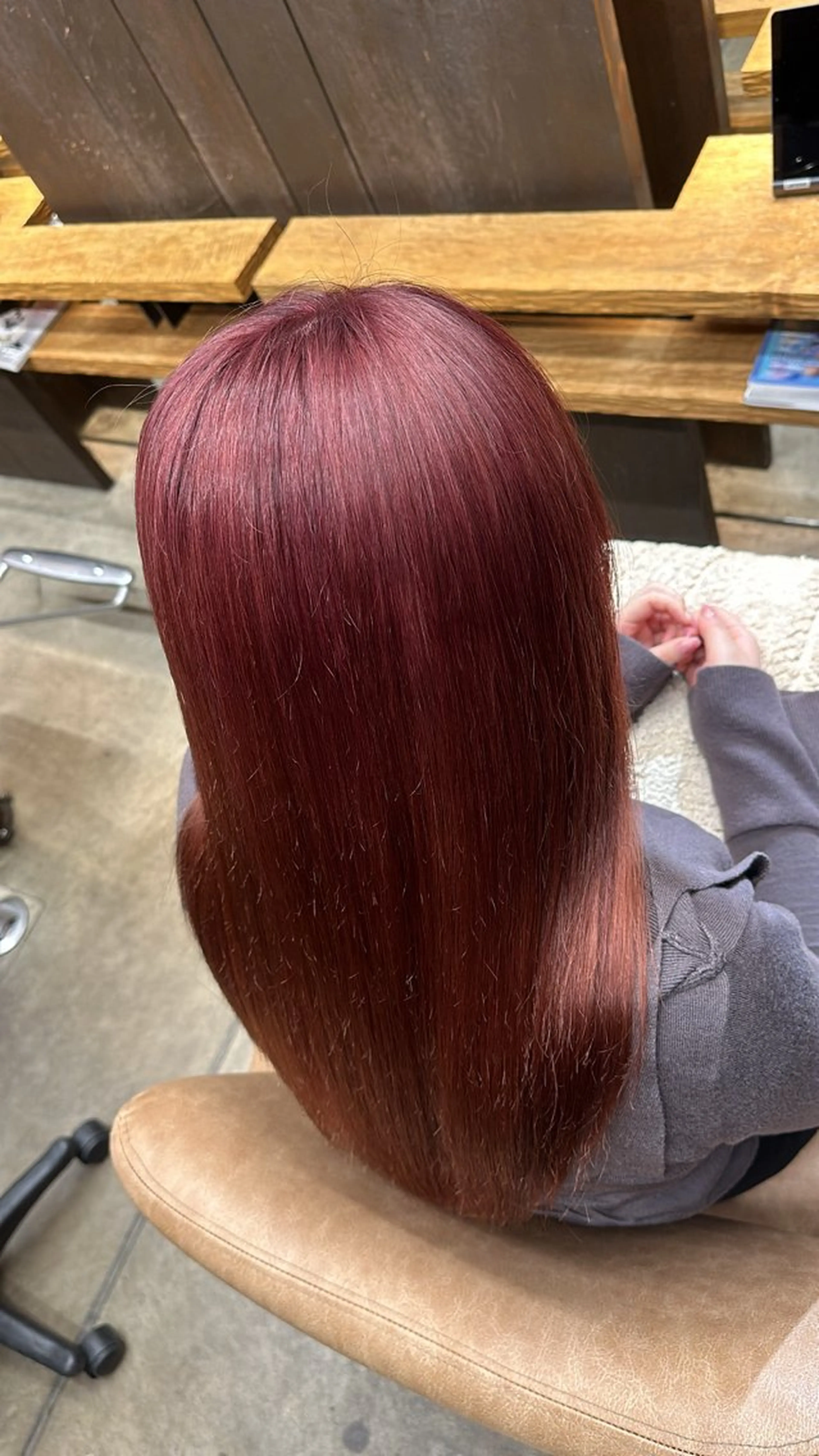 ロング Lond  bla-ma所属・ブリーチなしカラー／ 今井春汰のヘアスタイル