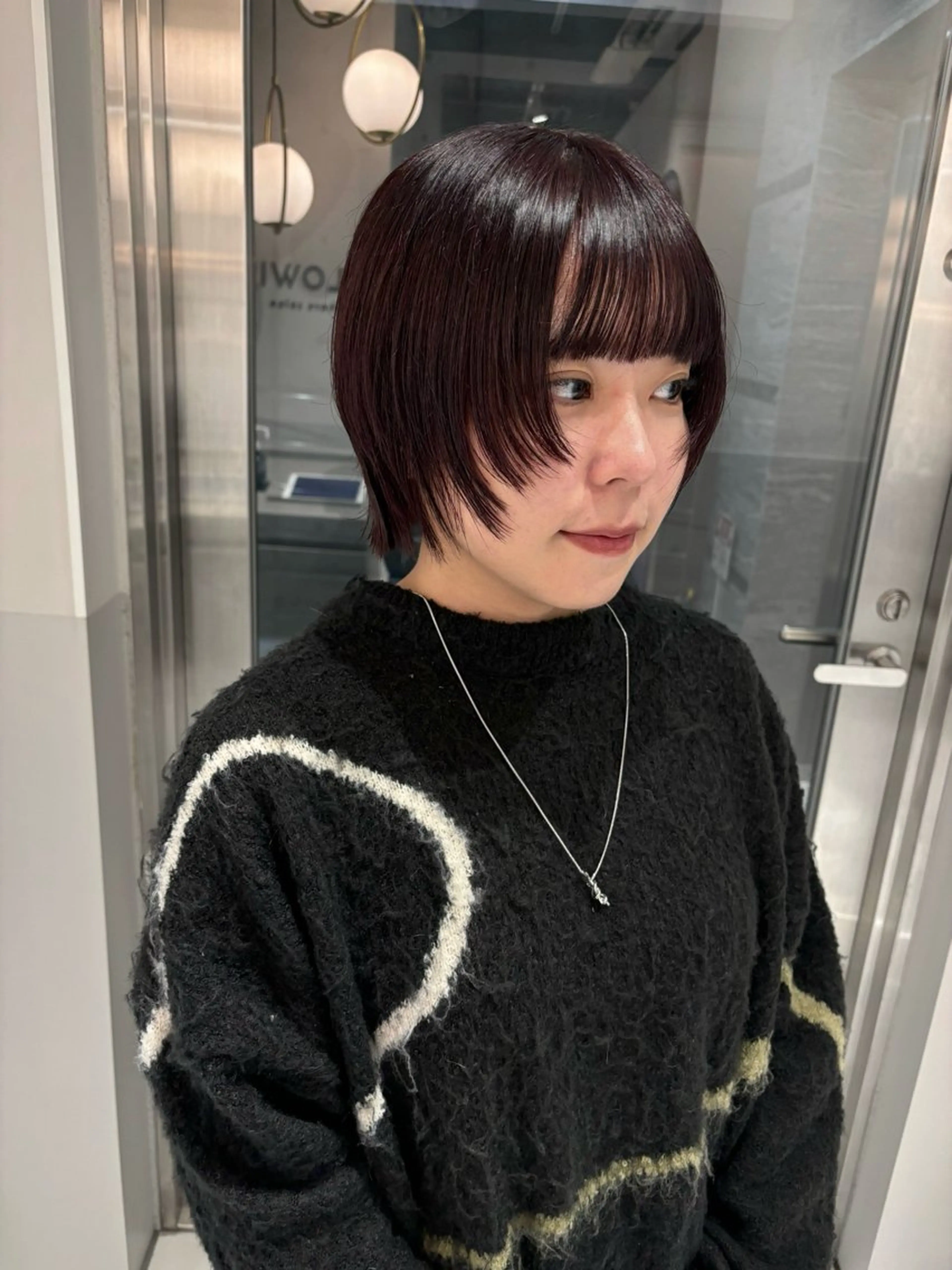 ショート カラー カット ヘアカラー トリートメント satsuki ito/暖色、パーマのヘアスタイル