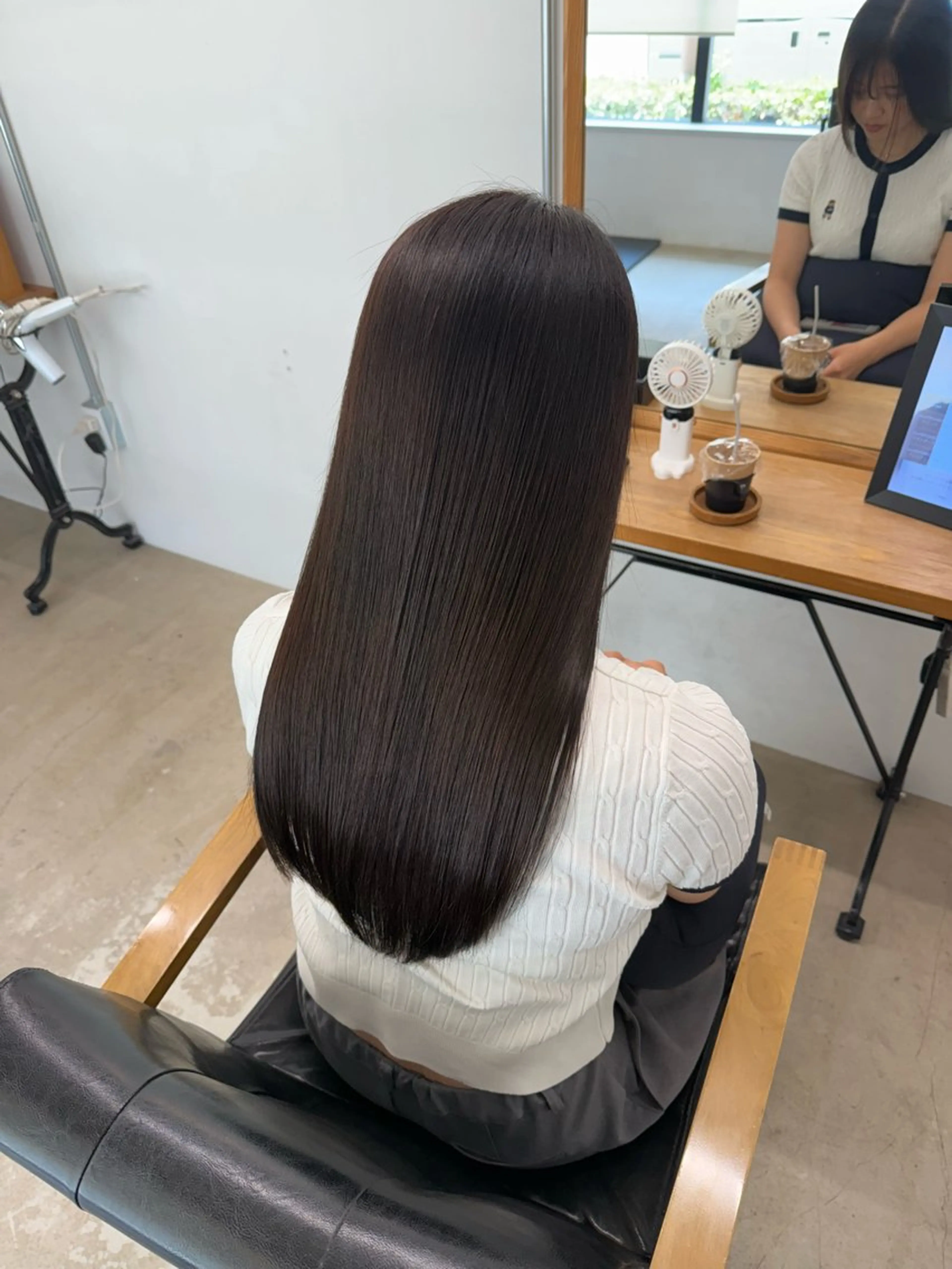 ロング 髪質改善 カット 縮毛矯正 トリートメント ひろし/髪質改善/ 縮毛矯正/上品✨のヘアスタイル