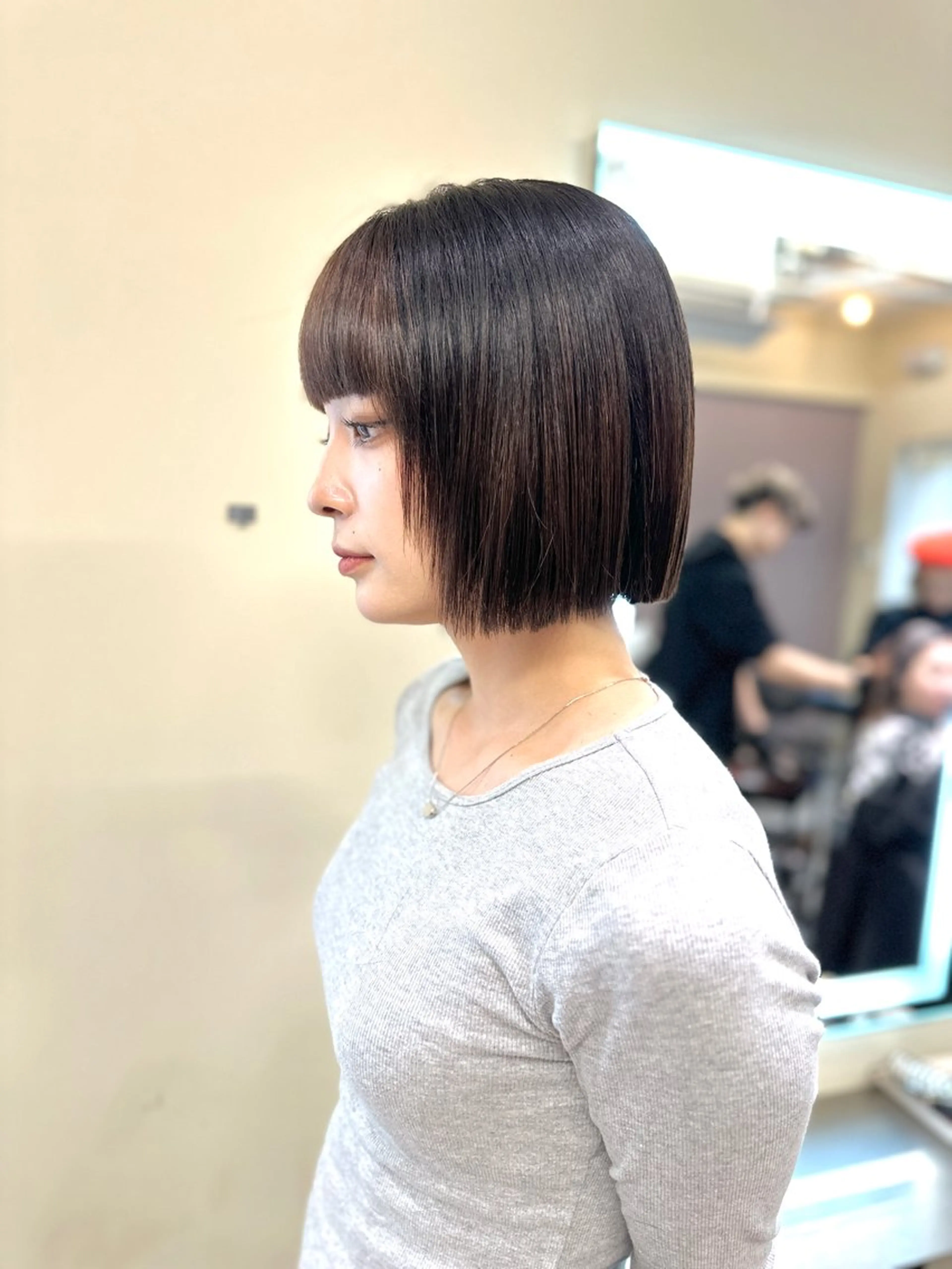 ショート カラー 似合わせカット カット ヘアカラー トリートメント 色気レイヤーカット 大和健生のヘアスタイル