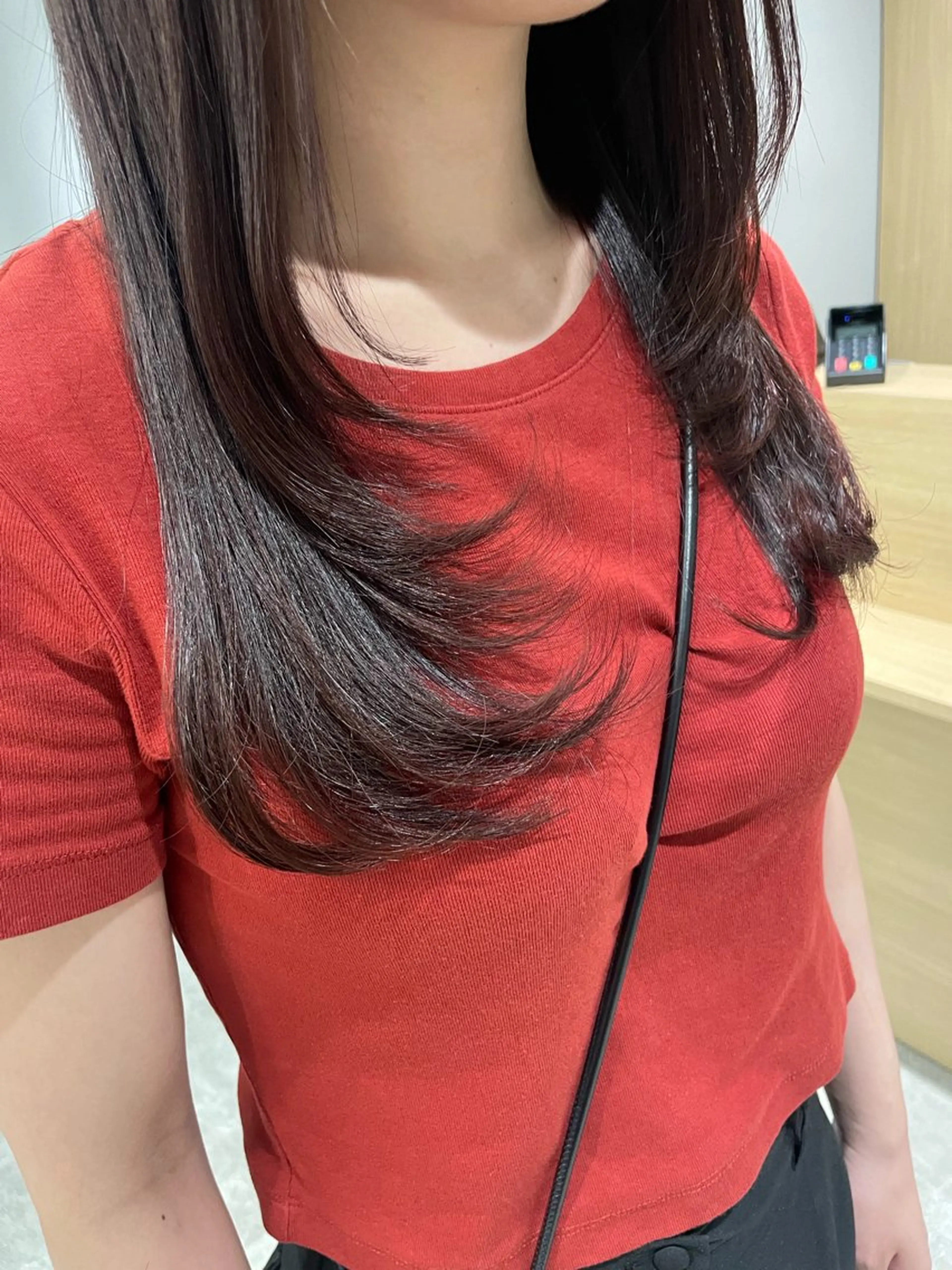 ミディアム カラー カット ヘアカラー AVANCE.京橋 /田中 沙弥のヘアスタイル