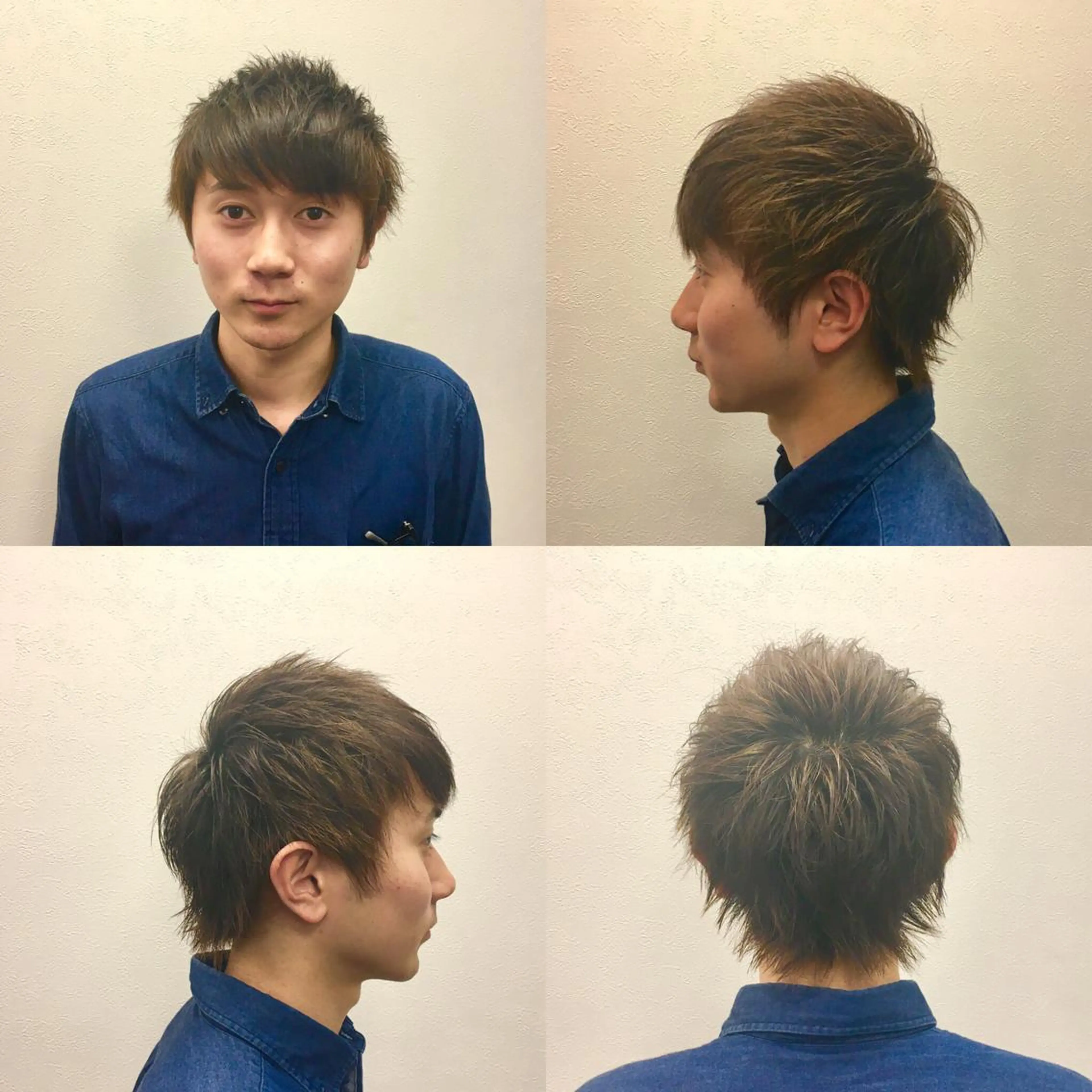 ショート メンズ メンズウルフカット ウルフカット 前田賢生 ご新規様はNGのヘアスタイル