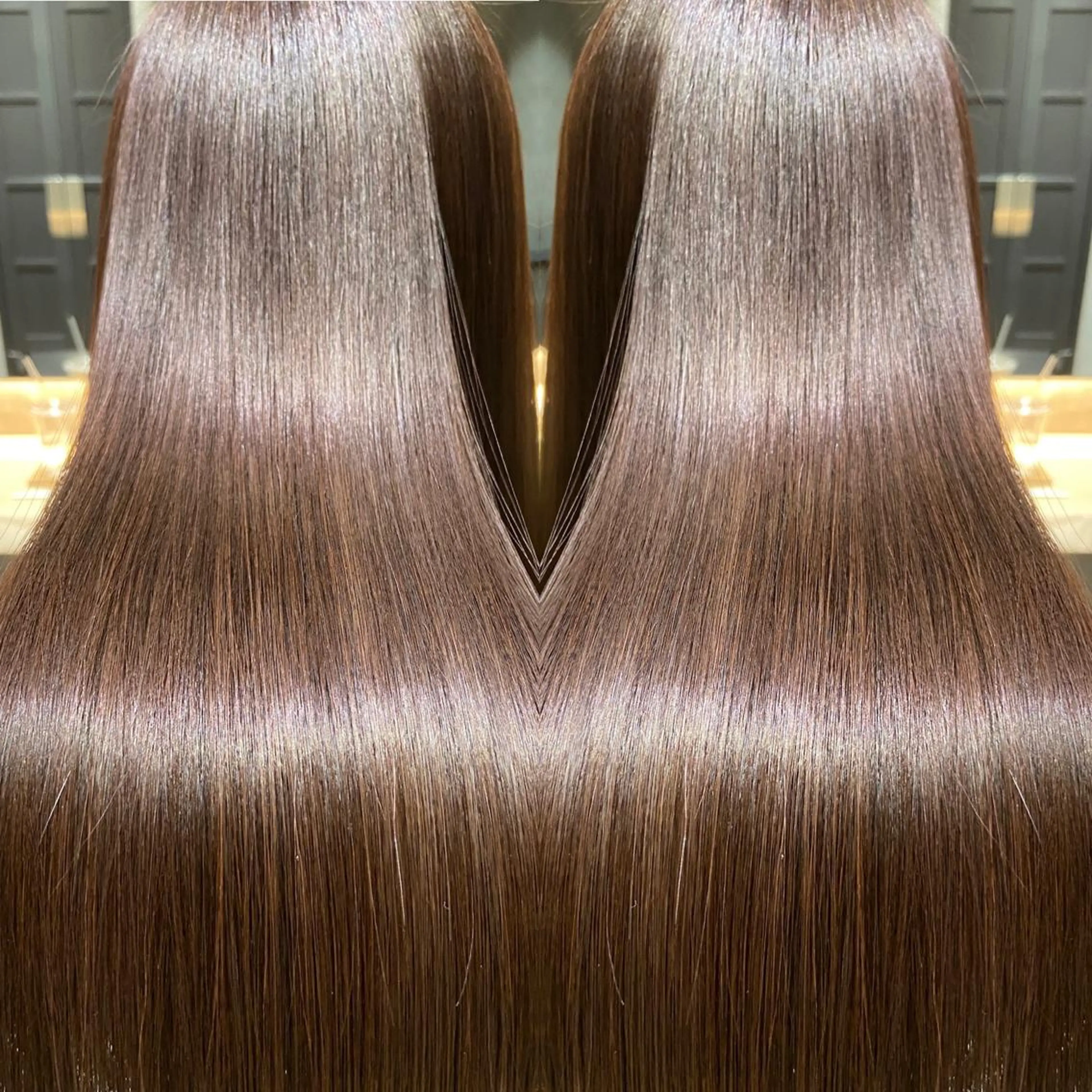 ロング トリートメント 酸熱トリートメント カット ヘアカラー トリートメント ツバサ 髪質改善のヘアスタイル