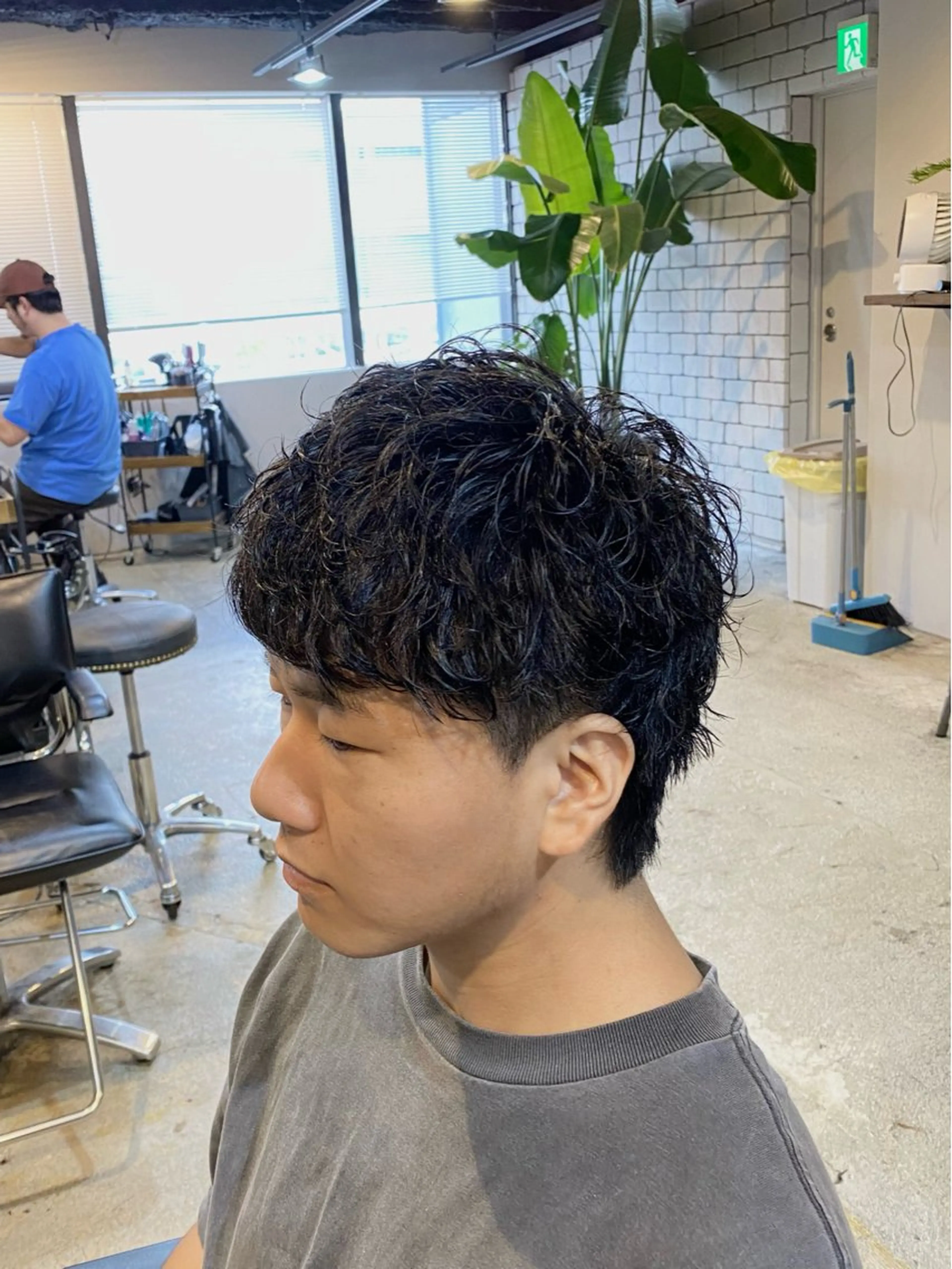 パーマ メンズ カット パーマ 栄 メンズカット /田 亮樹のヘアスタイル