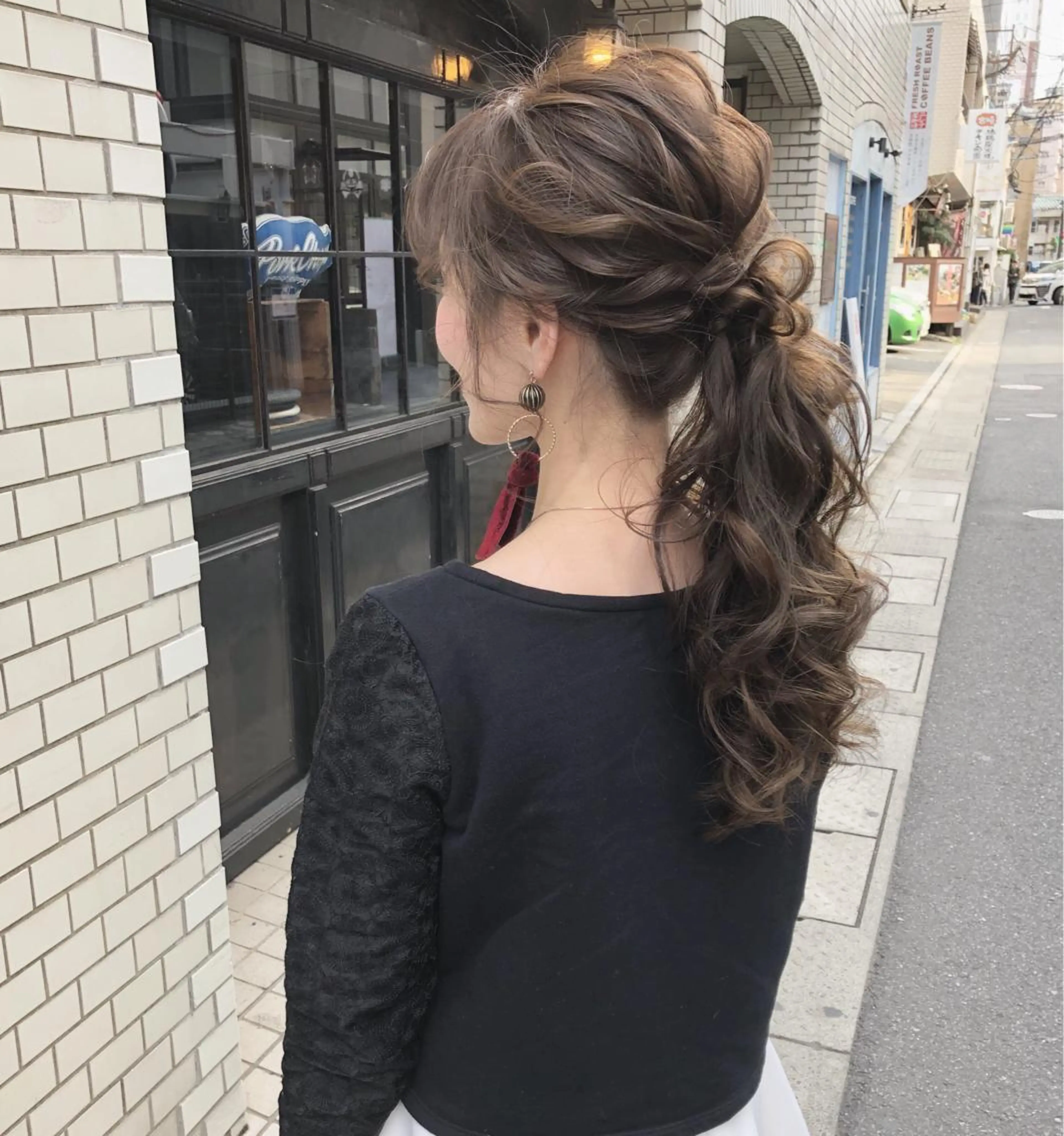 ロング カラー ヘアアレンジ autre所属・大久保 ひでなりのヘアスタイル