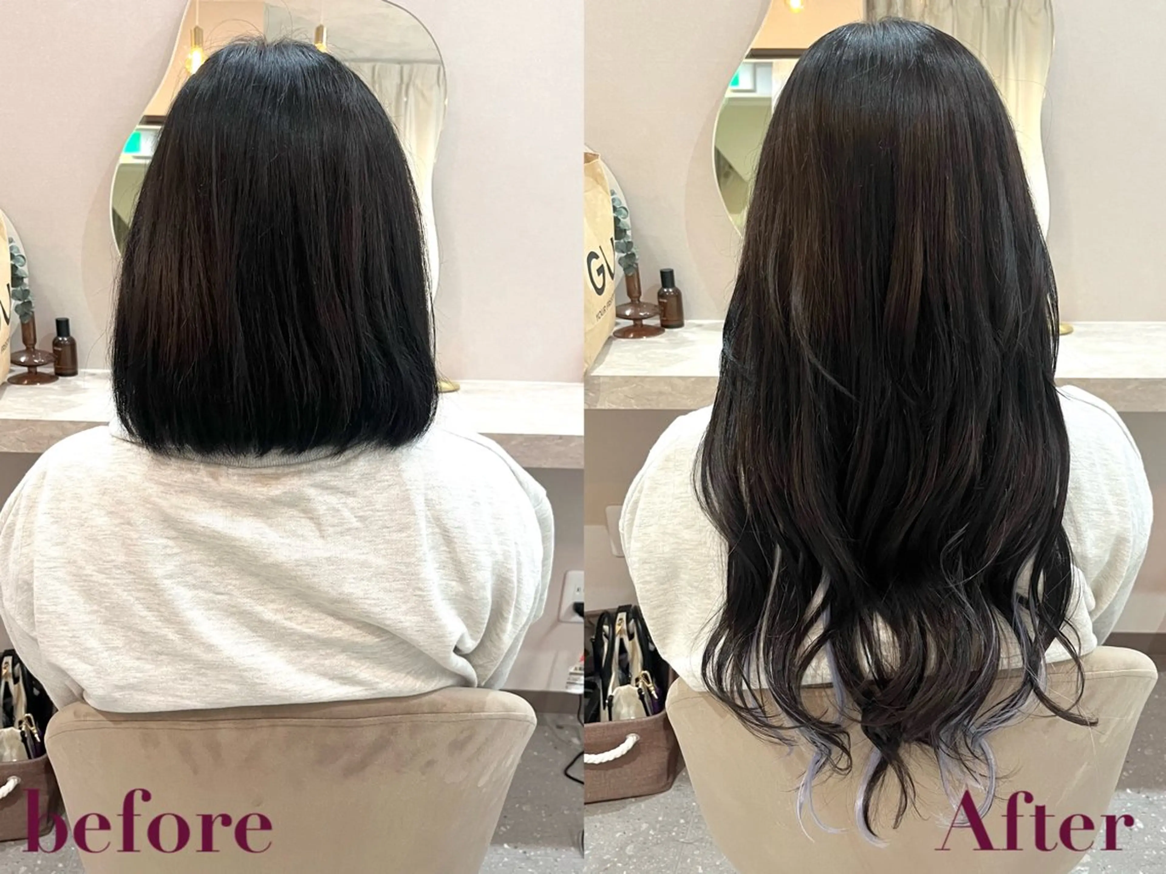 ロング ヘアアレンジ エクステ エクステ Mila Akariのヘアスタイル