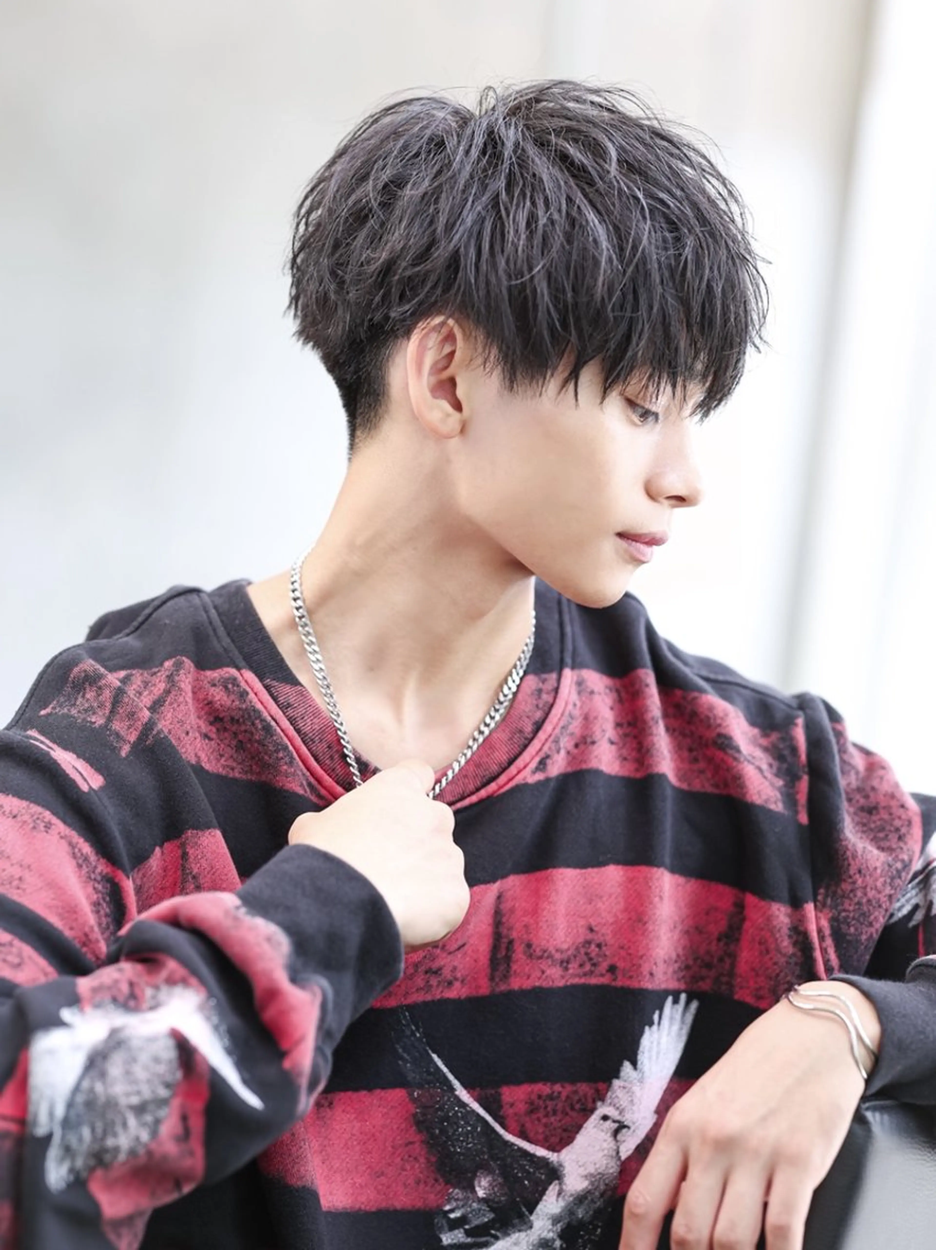 メンズ マッシュ 刈り上げ LIPPS hair 立川店所属・メンズ特化美容師 金子由翔のヘアスタイル