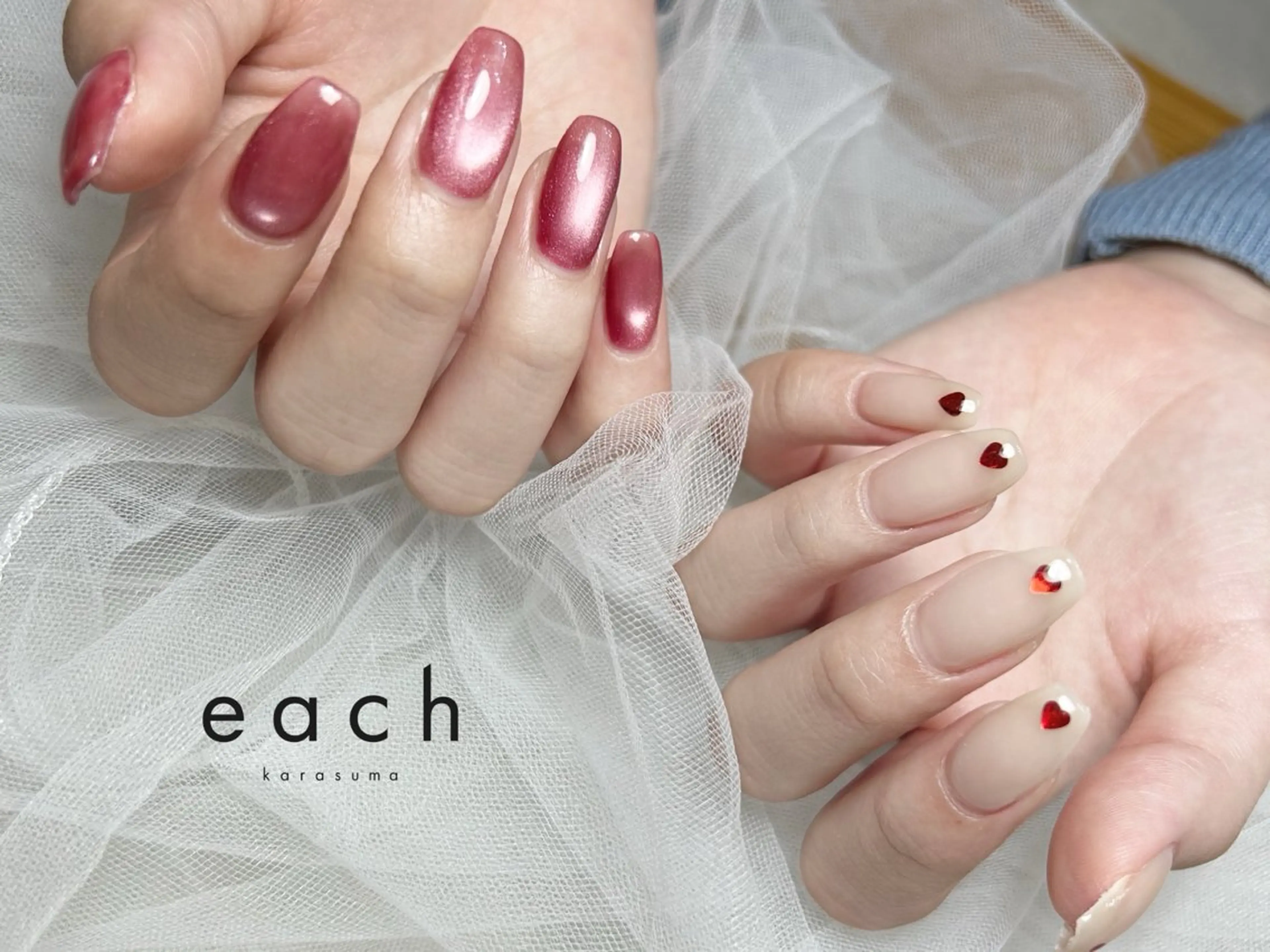 ネイル アートネイル ハンドネイル ハンドケア 𝒆𝒂𝒄𝒉 kanako 🕊のネイルデザイン