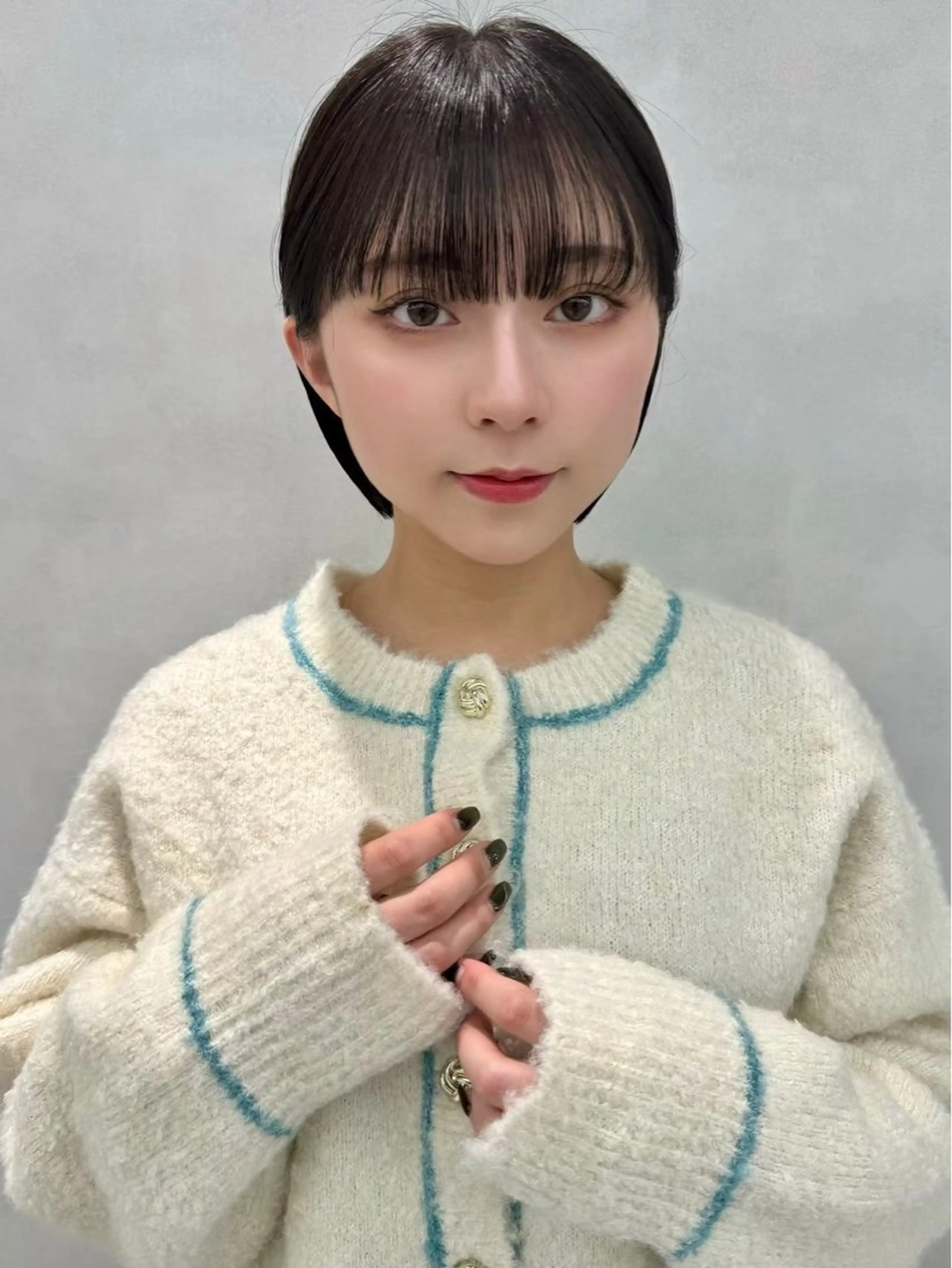 ショート カラー 透明感カラー 韓国風ヘア レイヤーカット 縮毛矯正 ヘアカラー トリートメント 🇰🇷韓国ヘア★ 副店長.쿠리타⭐︎のヘアスタイル