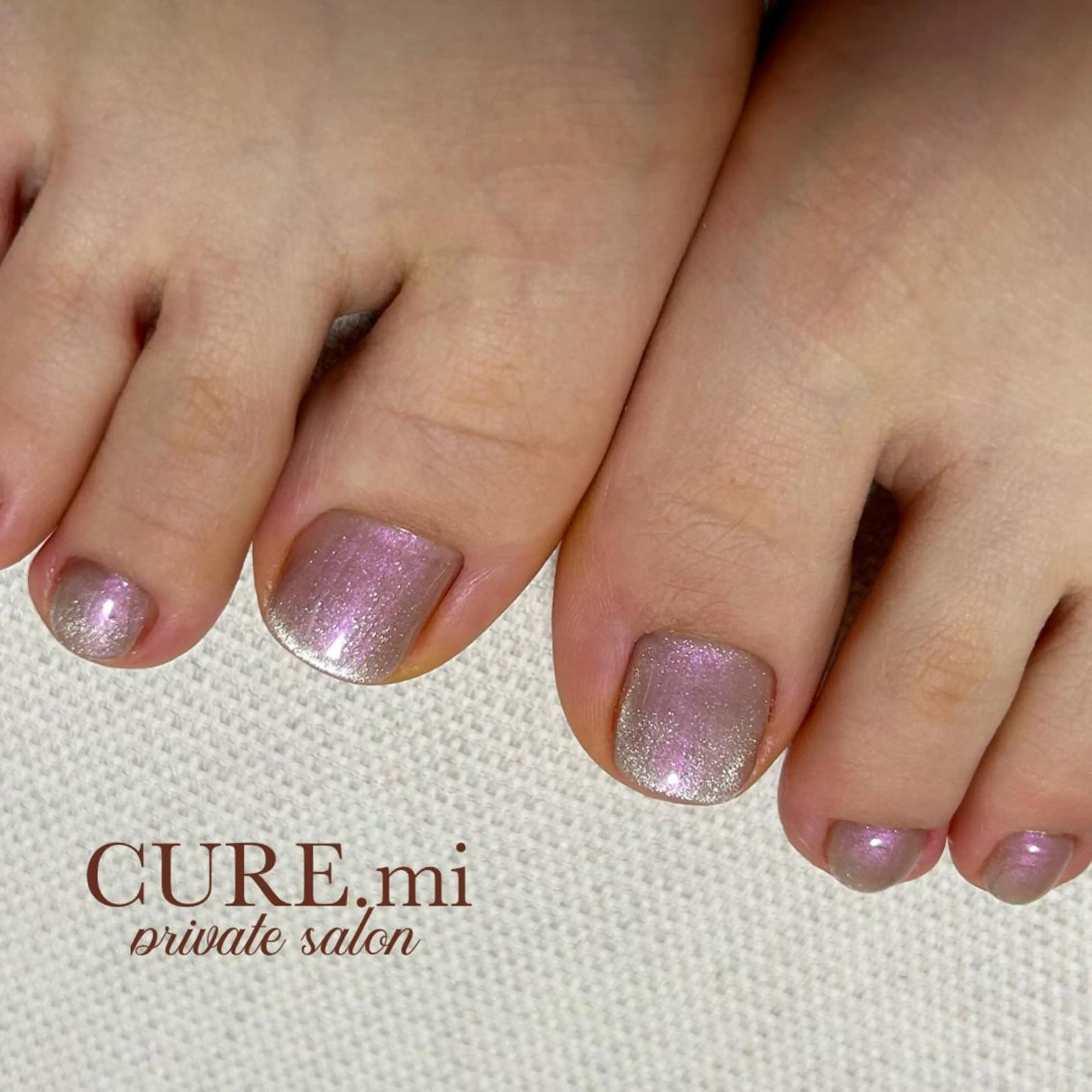 ネイル フットネイル マグネットネイル フットネイル CURE.mi所属・伊藤 美香のネイルデザイン