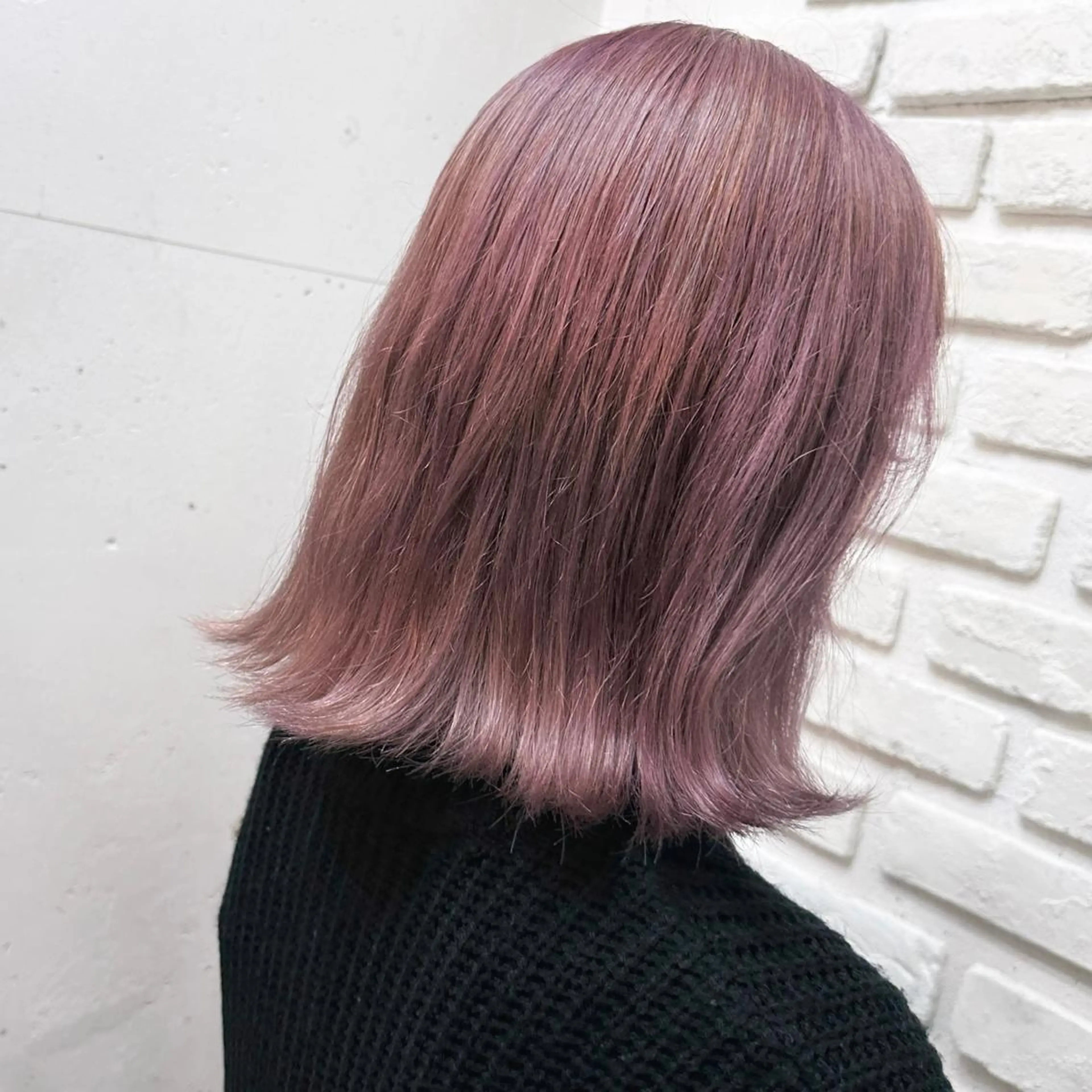 ミディアム カラー メンズパーマ 本多のヘアスタイル