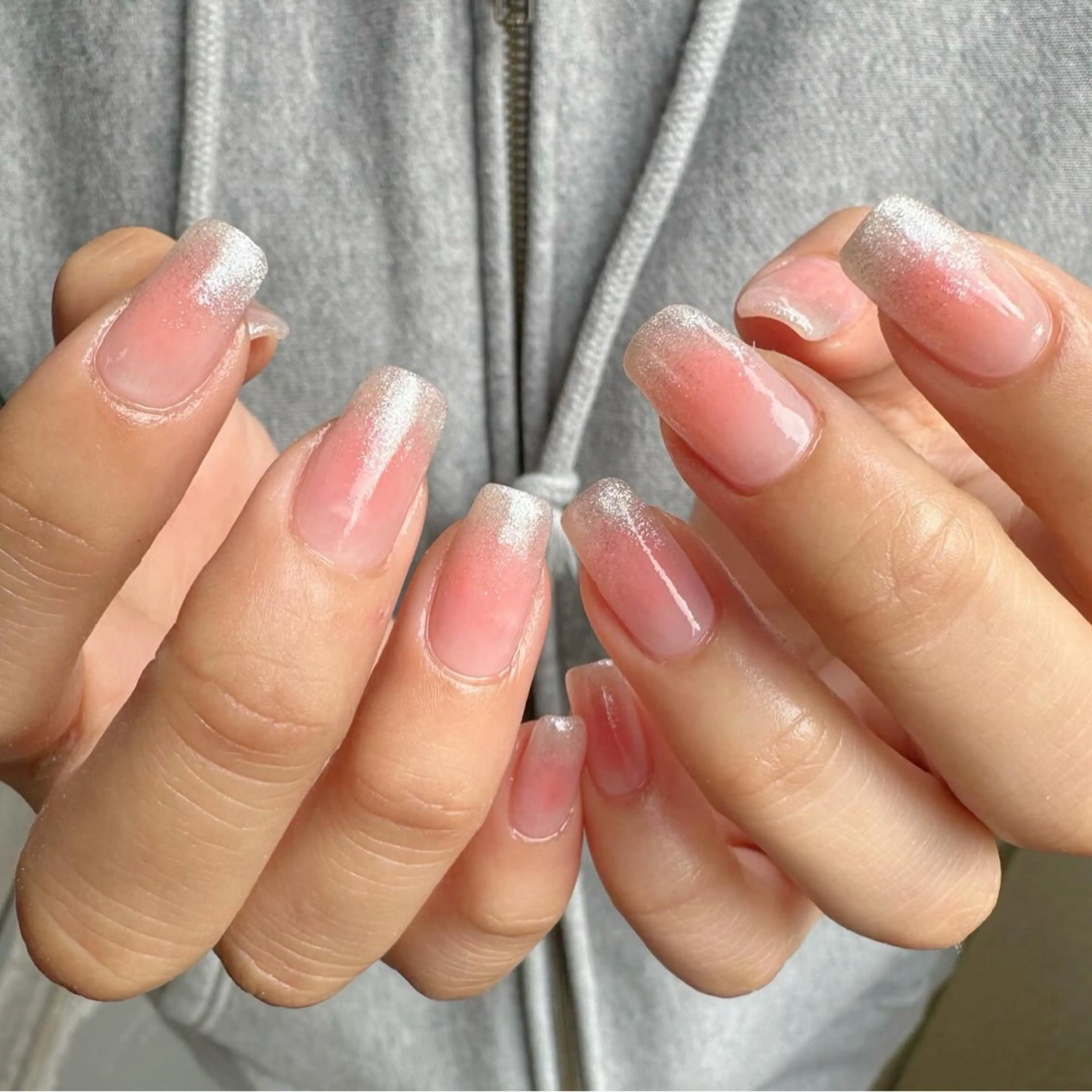 ネイル チークネイル 氷ネイル・うるうるネイル 韓国ネイル ラメ(グリッター) マグネットネイル 🪞KAPE NAIL 🪞のネイルデザイン