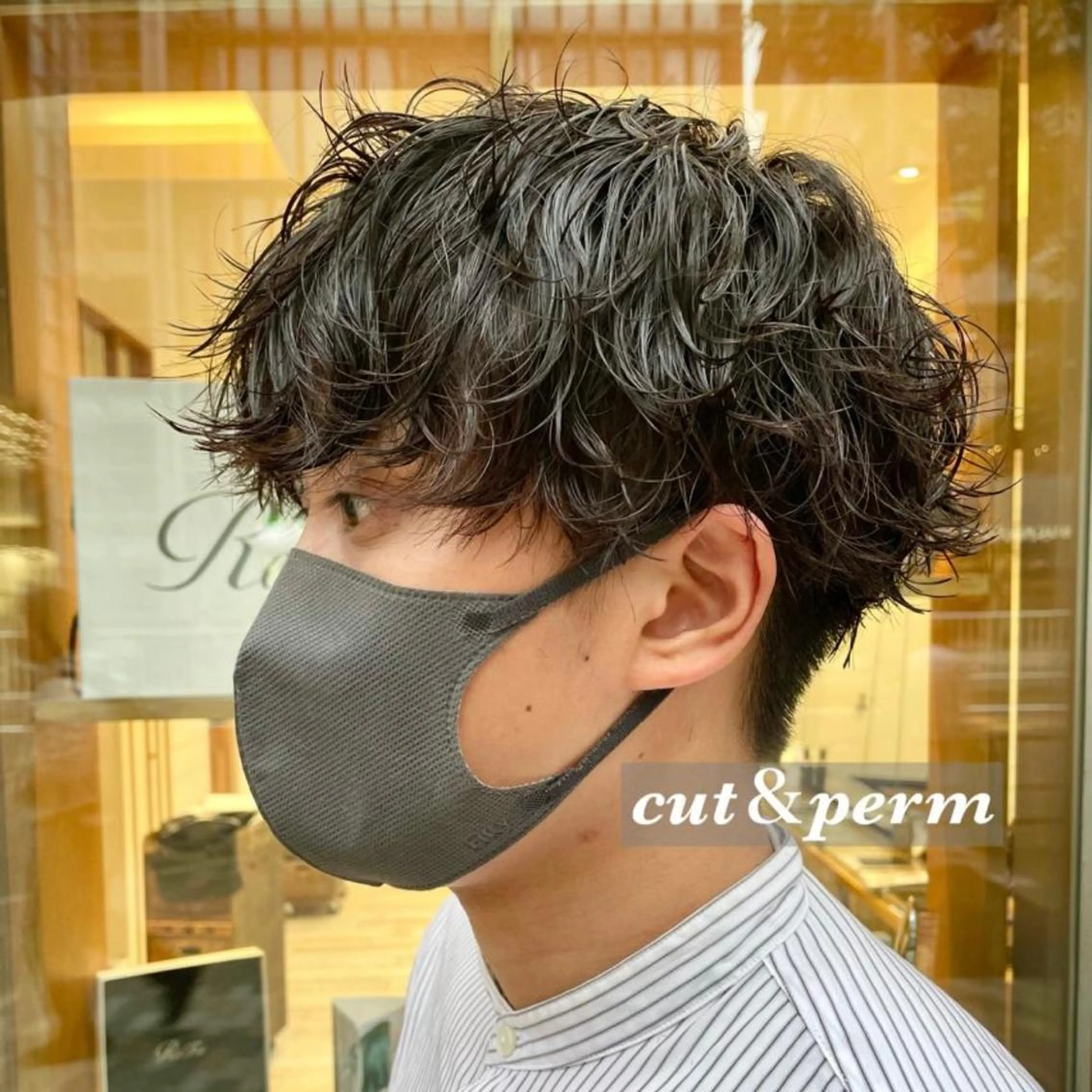 パーマ メンズ カット パーマ ヘアアレンジ 🌿あがりれいなのその他イメージ