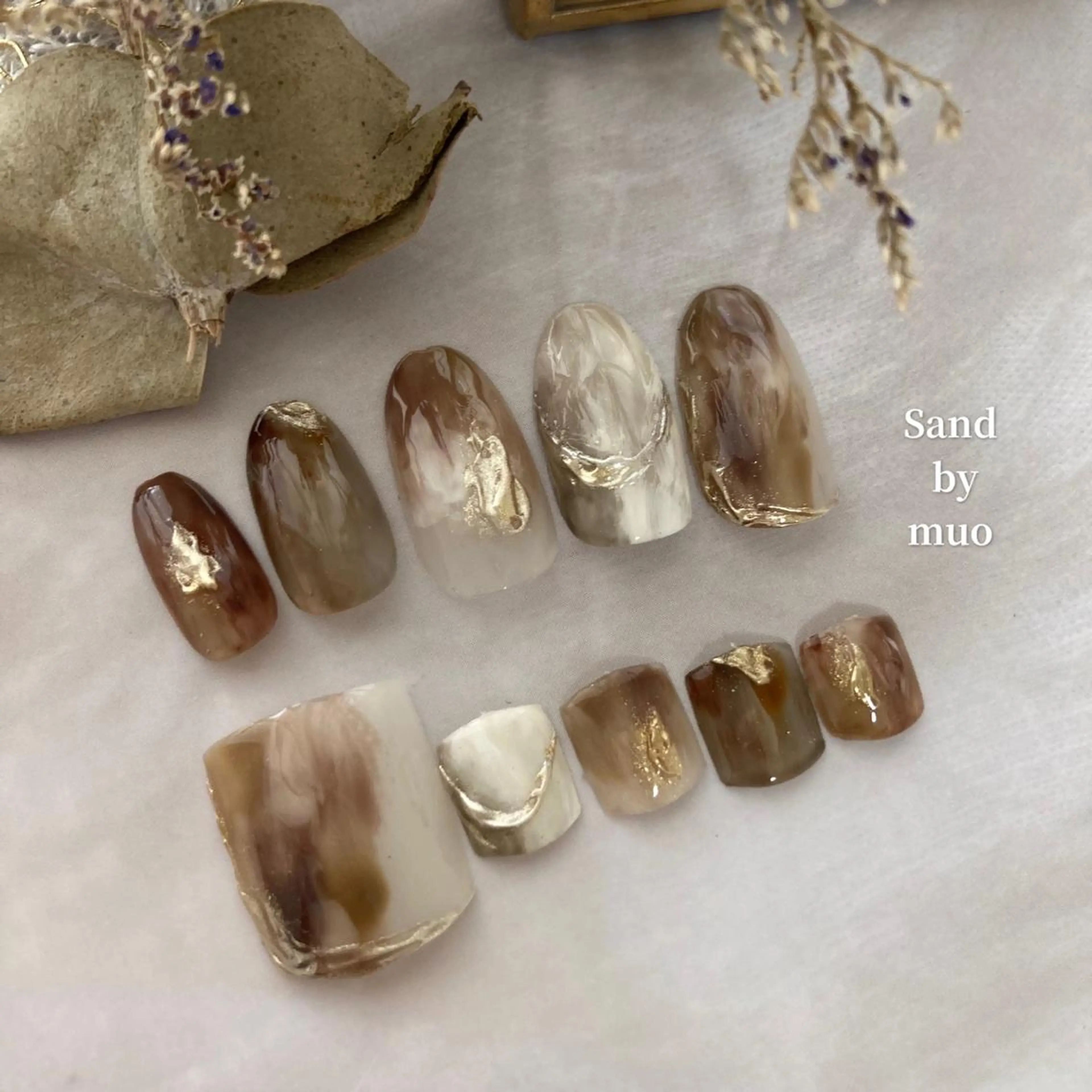 ネイル ニュアンスネイル Sand by muoのネイルデザイン