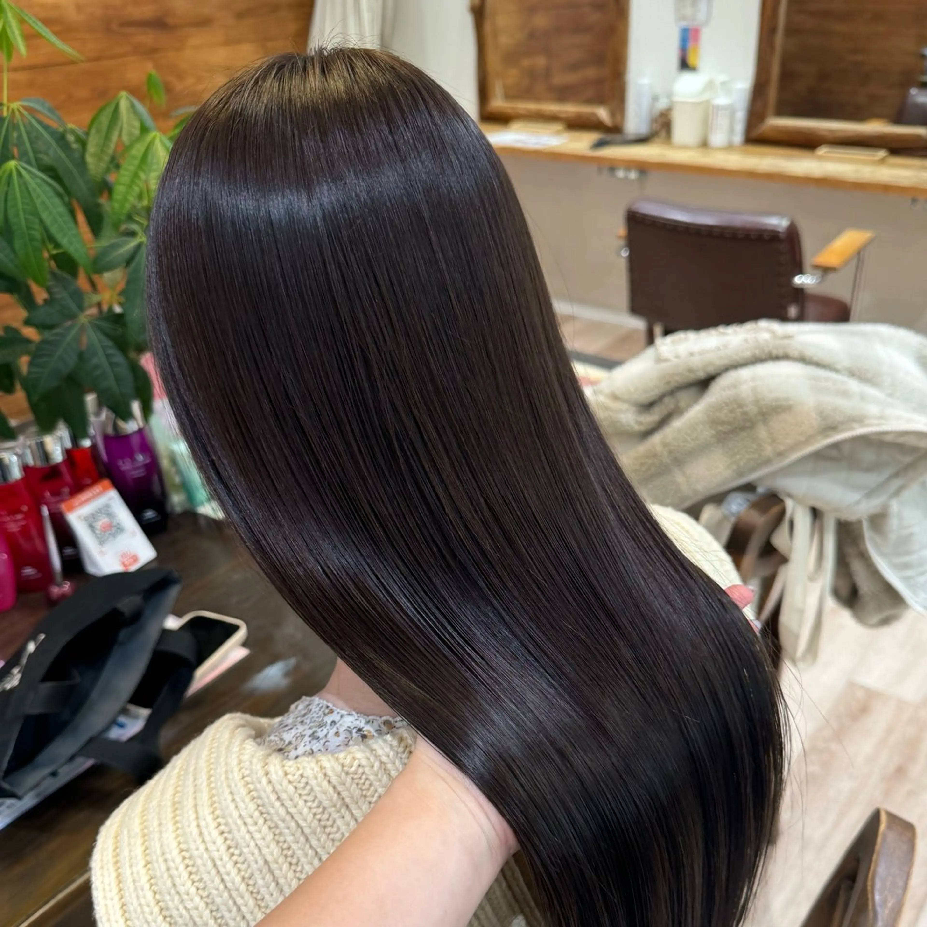 ロング カラー ヘアカラー 【nail /暖色 カラー】ナナコ🎀のネイルデザイン