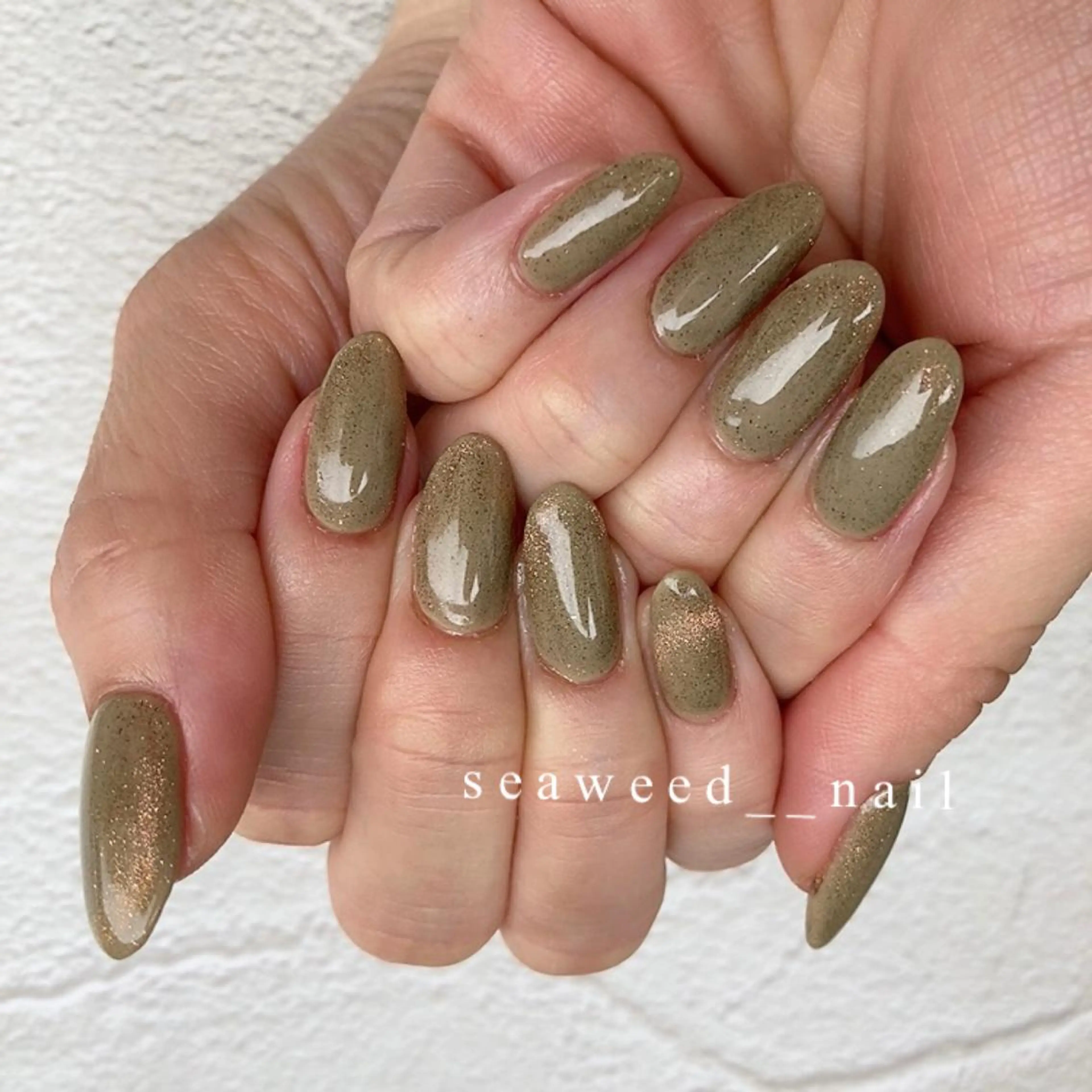 ネイル ハンドネイル seaweed nailのネイルデザイン